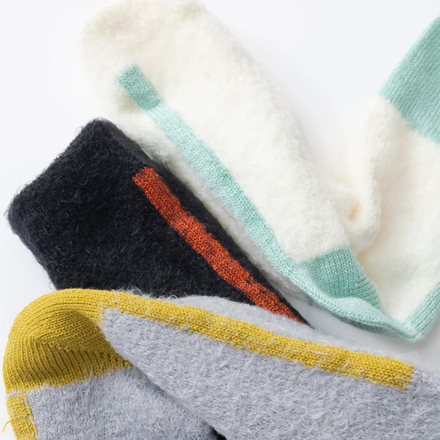 TRICOTÉ -SHAGGY LINE SOCKS- シャギーラインソックス
