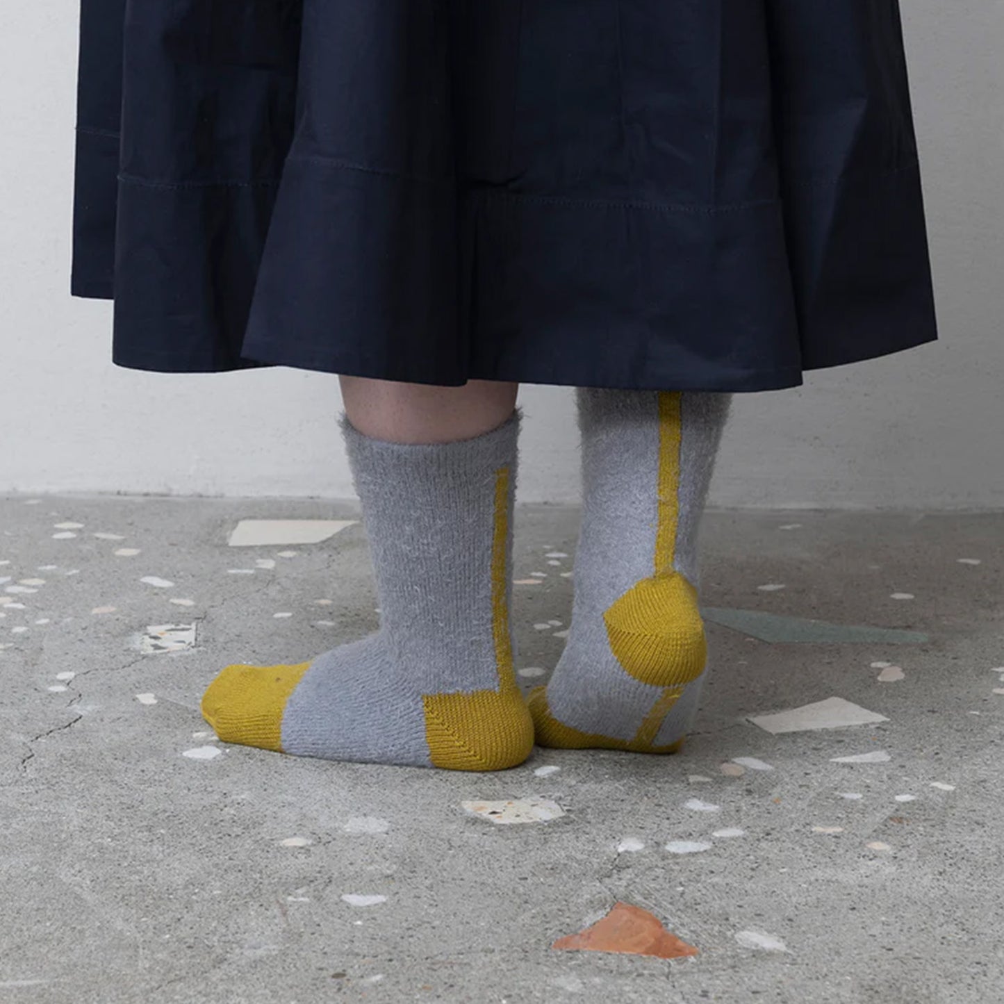 TRICOTÉ -SHAGGY LINE SOCKS- シャギーラインソックス