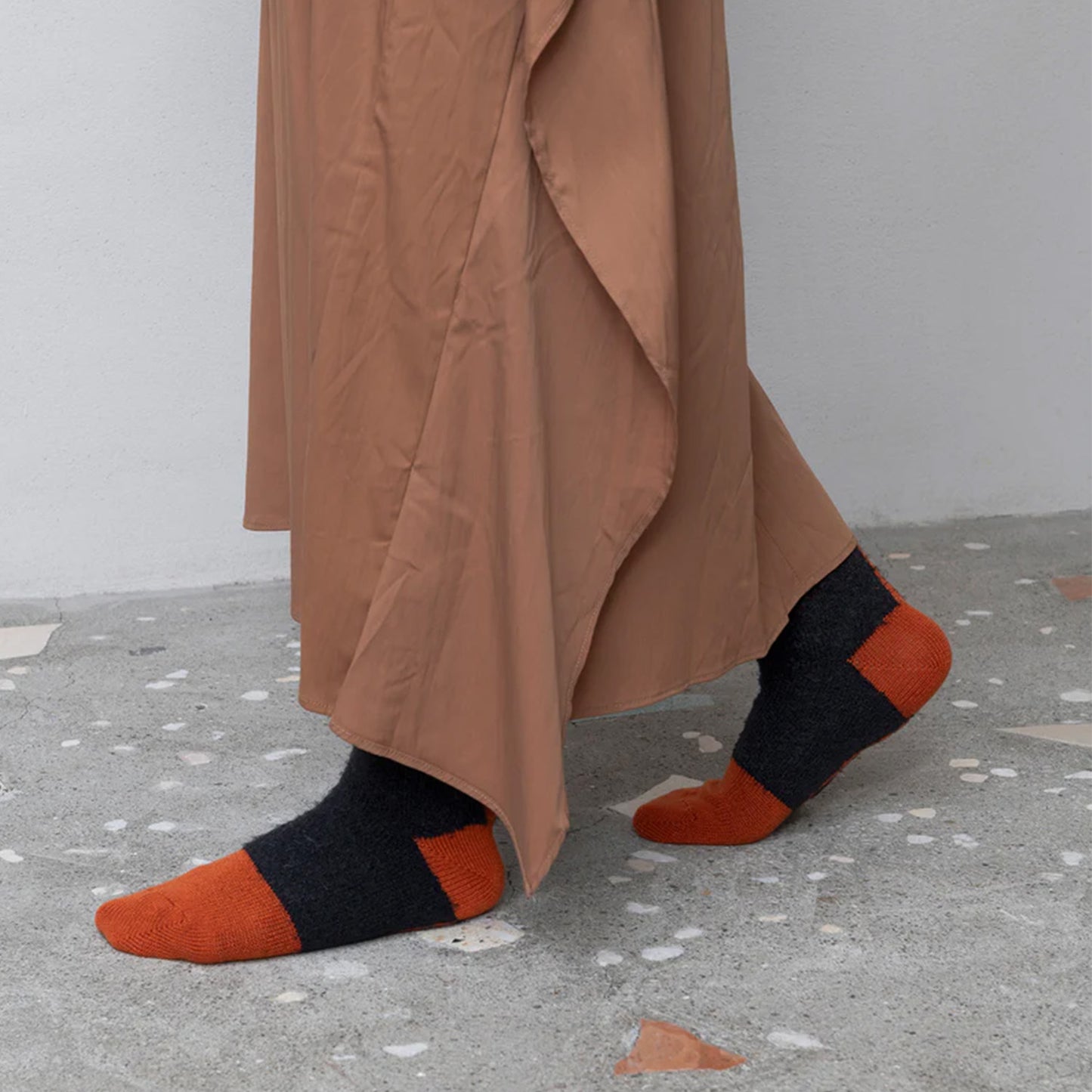 TRICOTÉ -SHAGGY LINE SOCKS- シャギーラインソックス