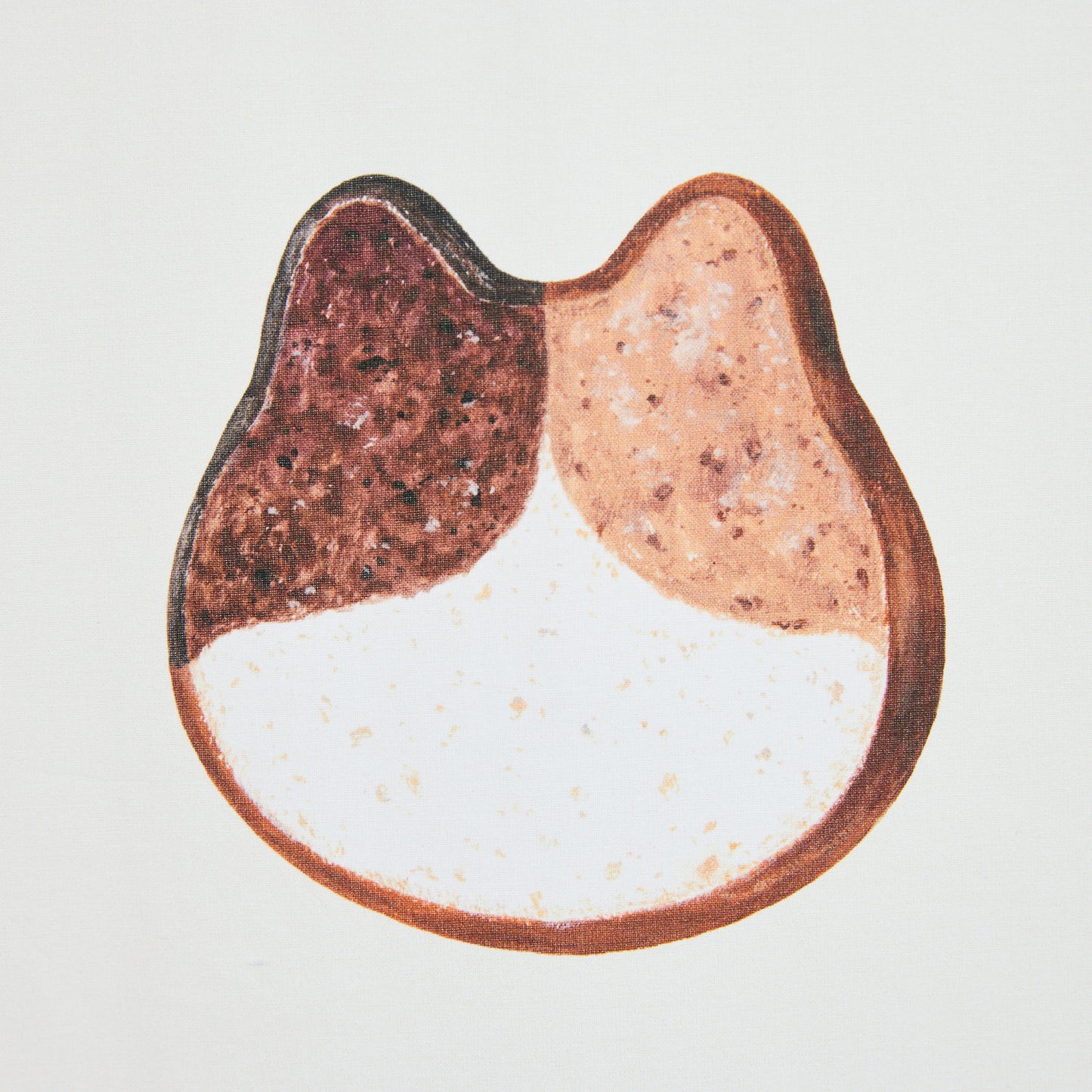 ANIMAL BREAD ~ネコ食パン~ パネル生地 綿100%シーチング