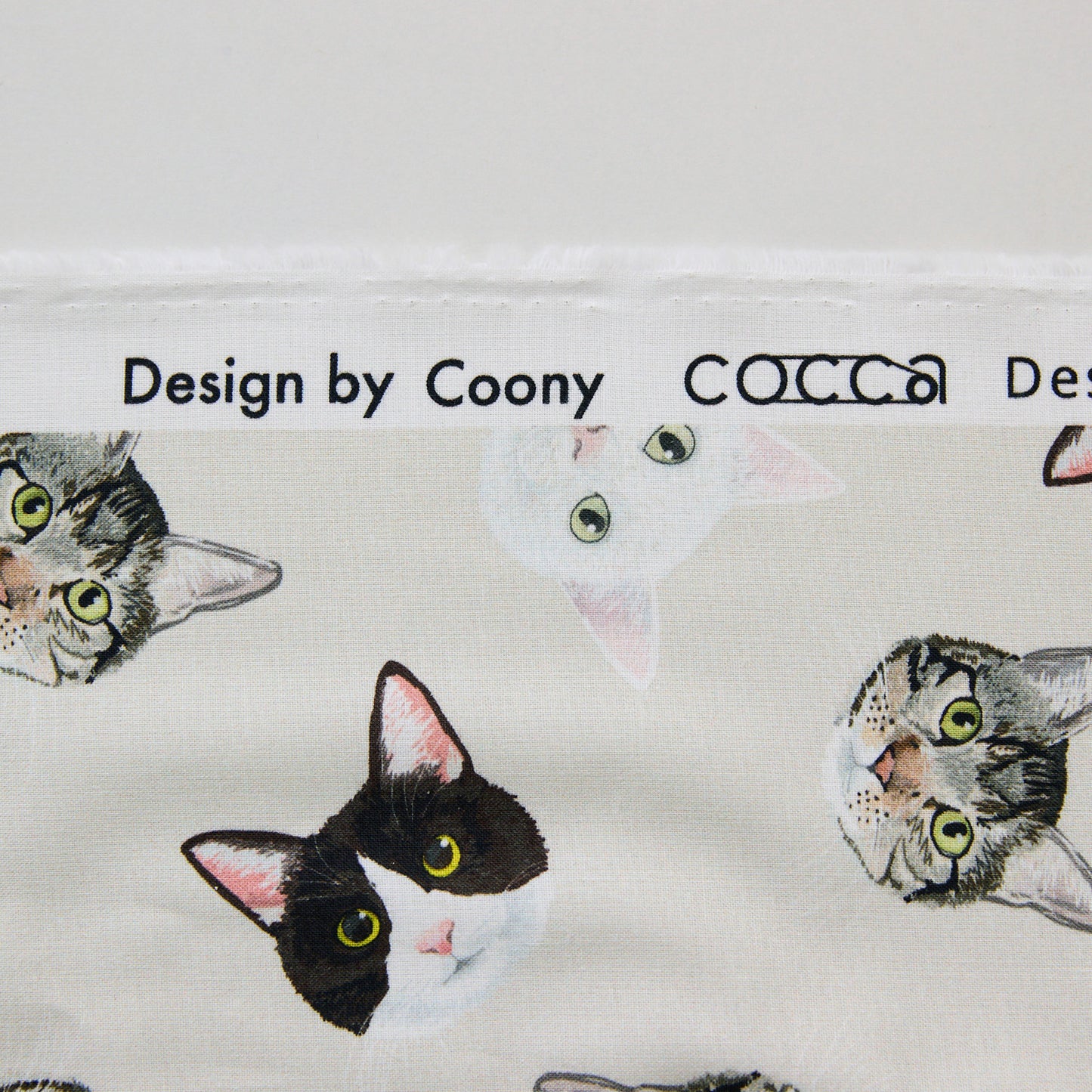 【直営店限定・予約販売】Coony/クーニー Three cats ~綿100%シーチング~