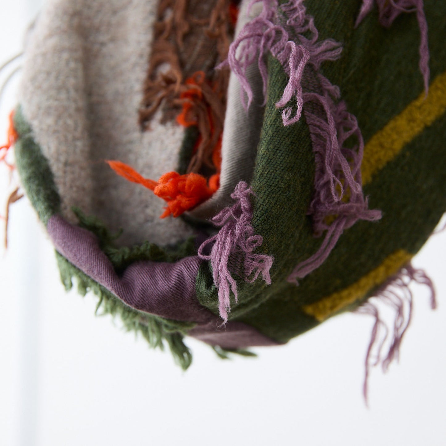 POLS -KESHIKI- ウールカットジャガード スヌード