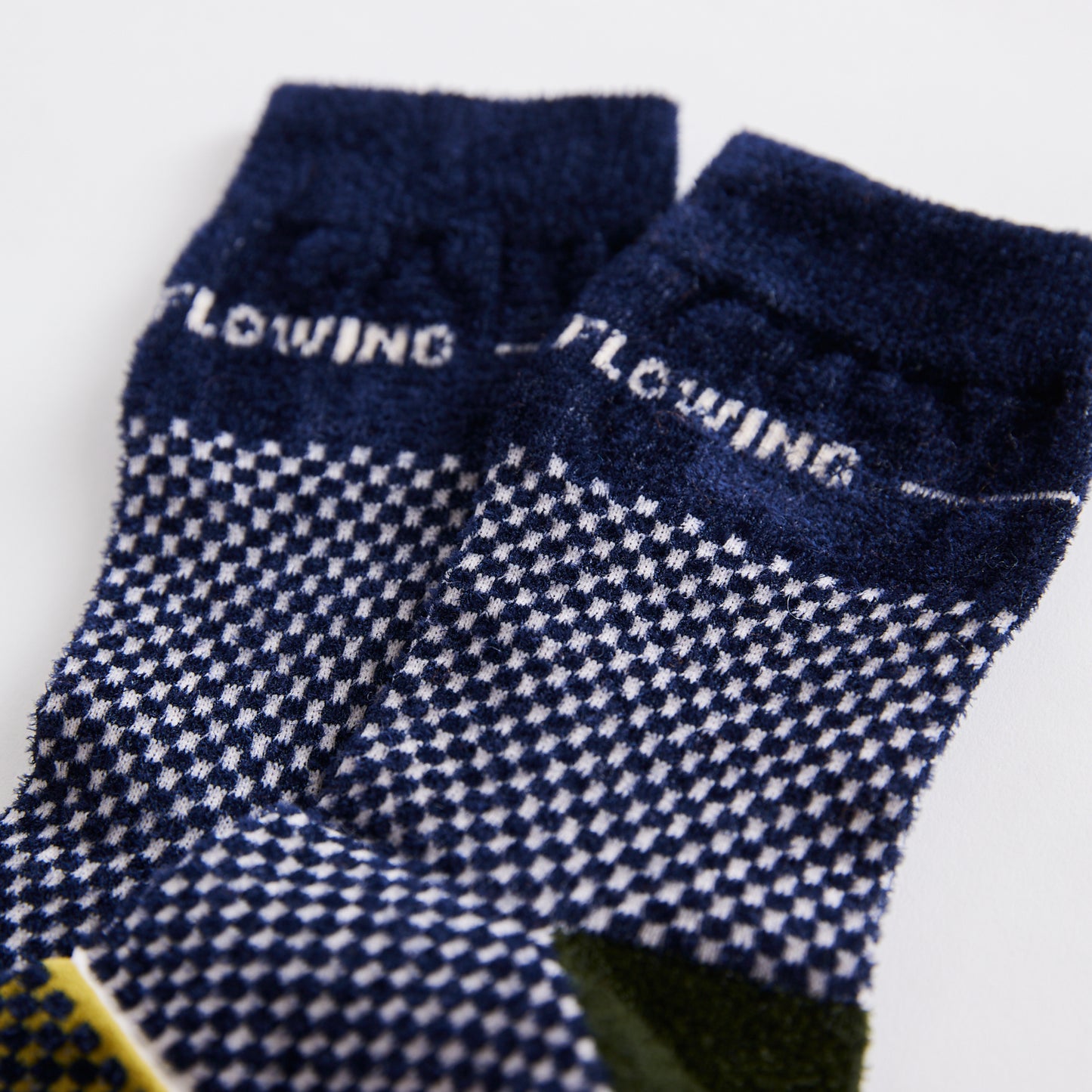 TRICOTÉ -MINI CHECKERED BICOLOUR SOCKS- ミニチェッカードバイカラーソックス