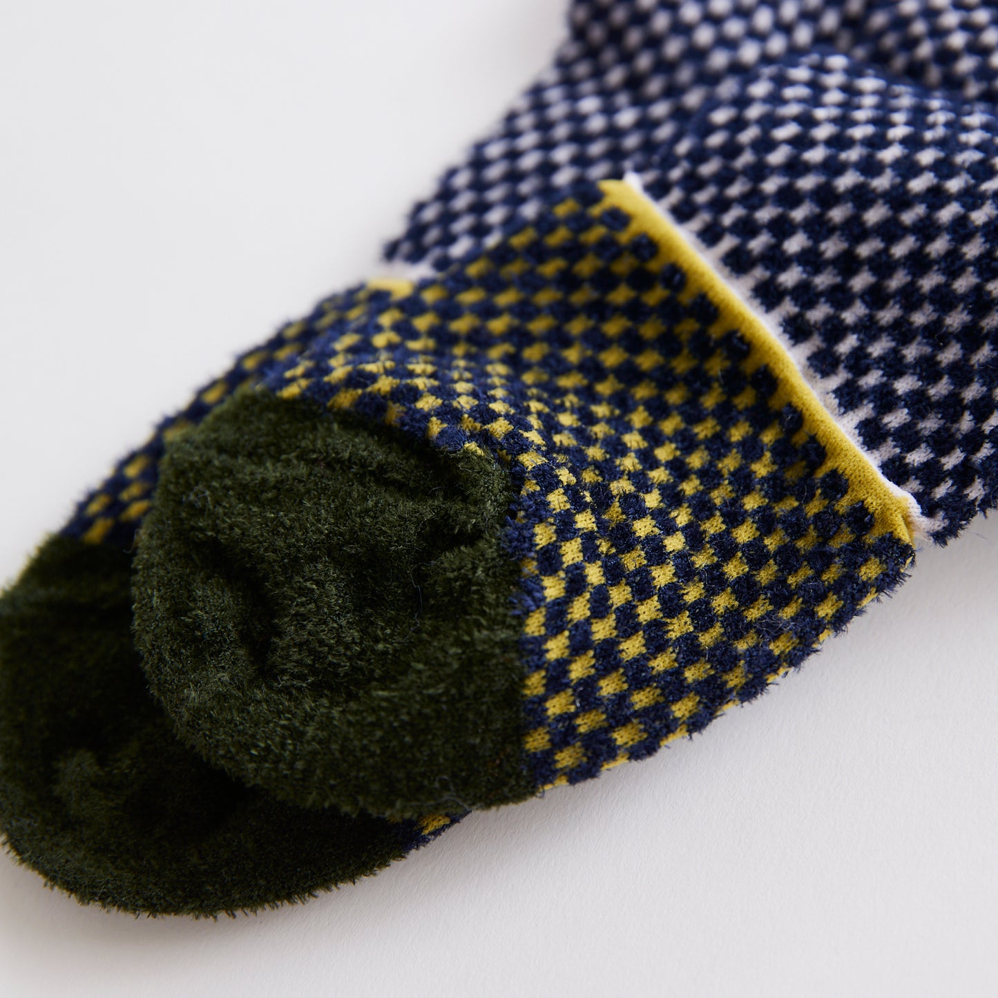 TRICOTÉ -MINI CHECKERED BICOLOUR SOCKS- ミニチェッカードバイカラーソックス