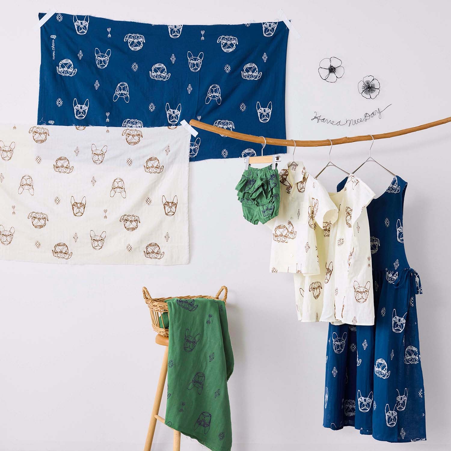 cocca(コッカ) ｜生地通販｜【予約販売】＋HAyU fabric ～dogs