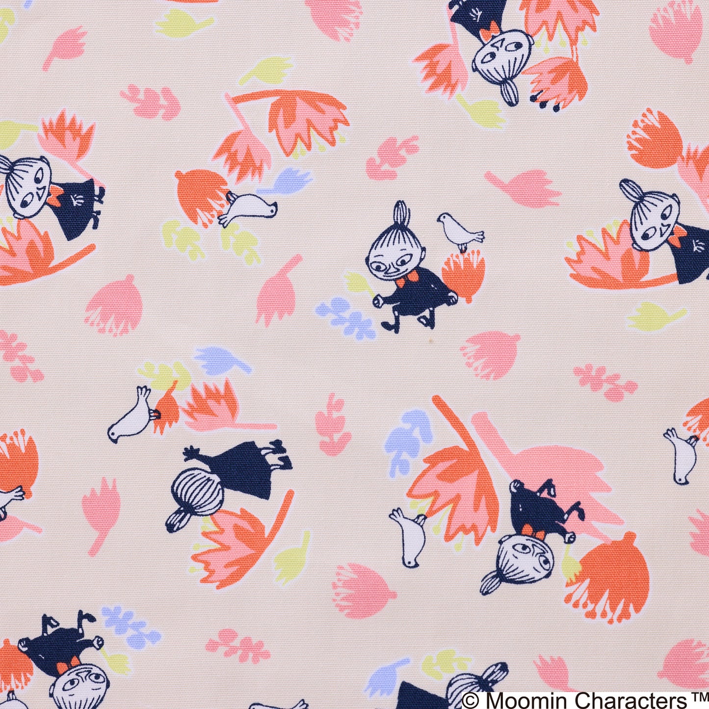 MOOMIN ムーミン ~リトルミイフェア柄~ 綿100%オックス