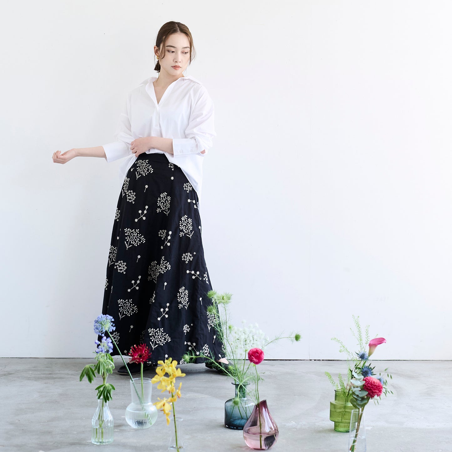 echino/エチノ 2023~Botanical~ 綿麻シーチング 刺繍