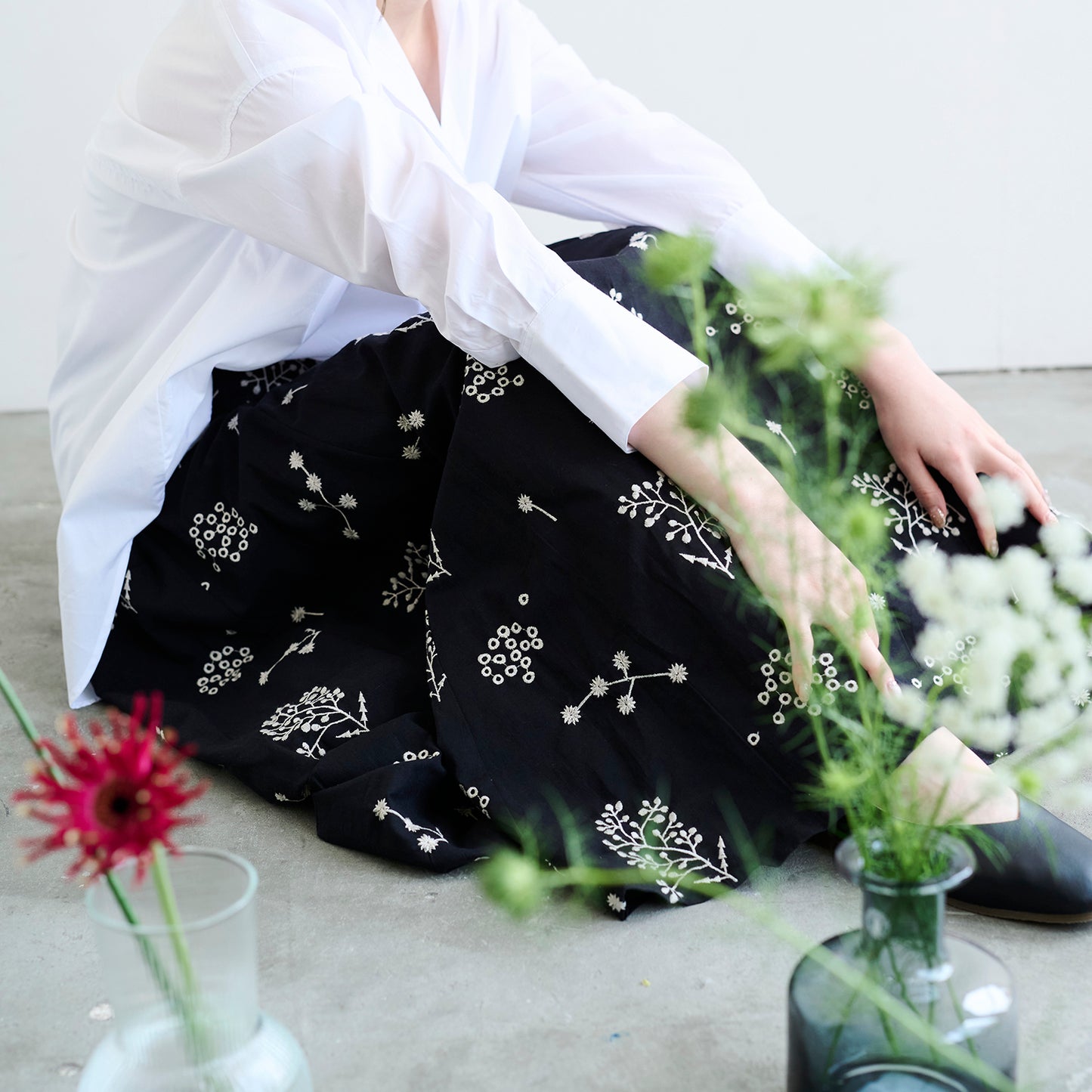 echino/エチノ 2023~Botanical~ 綿麻シーチング 刺繍