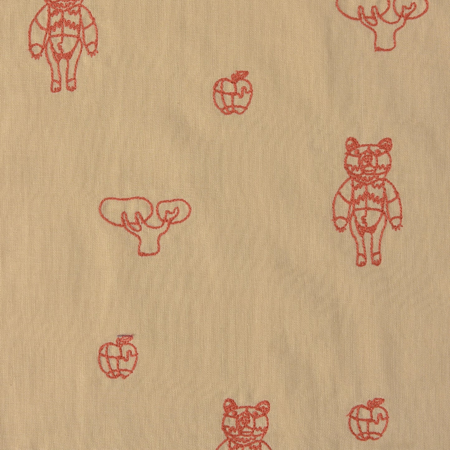 +HAyU fabric ~HAyU BEAR 2023~ 綿100%ダブルガーゼ刺繍