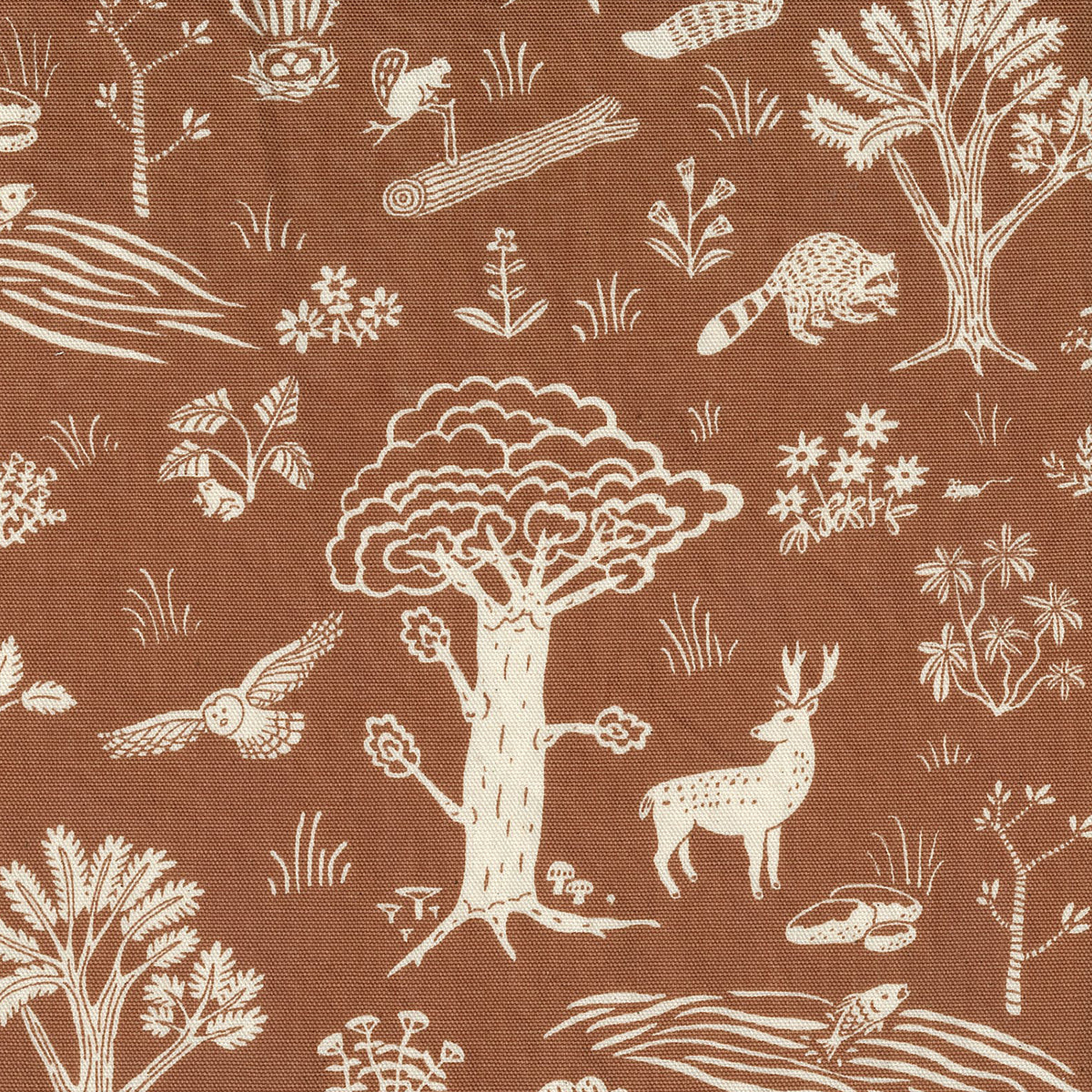 【予約販売】Amelie manchini Terra collection ~forest~ 綿麻キャンバス - cocca