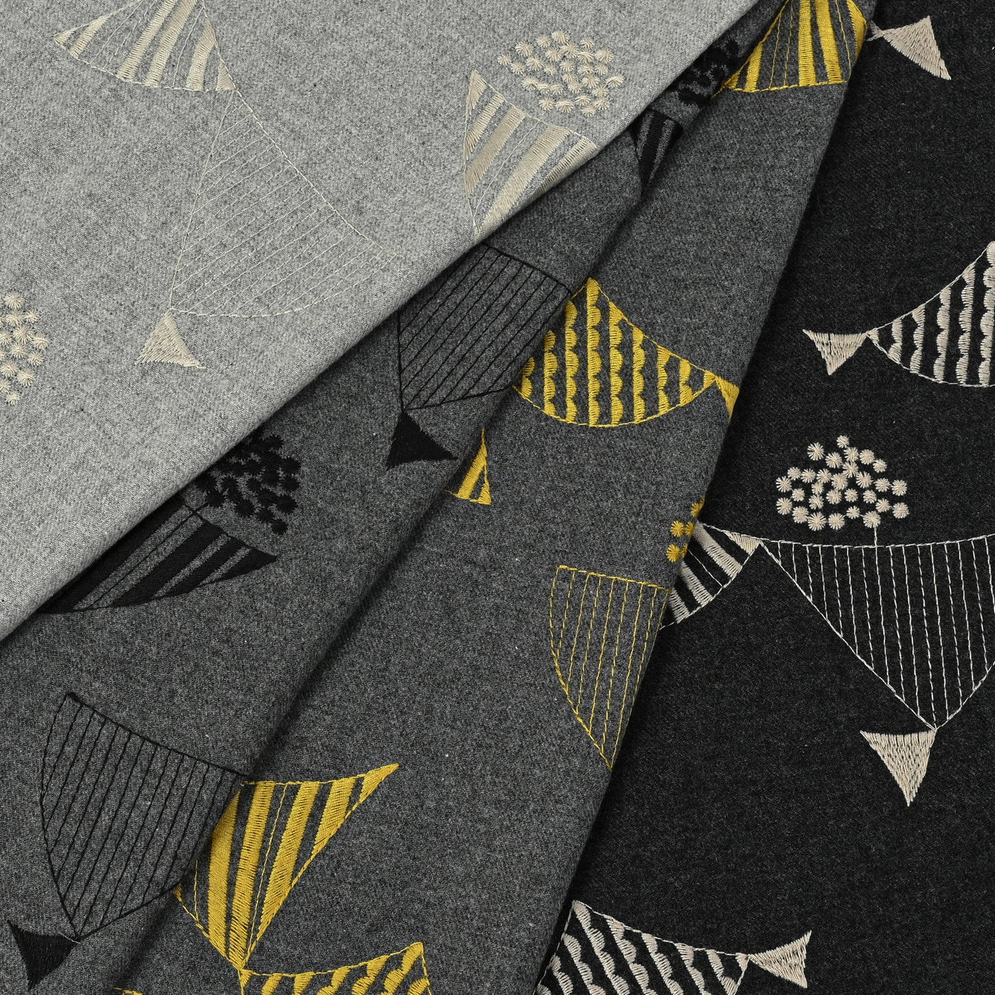 echino/エチノ 2024 ~刺繍 flag~ ビエラ杢起毛