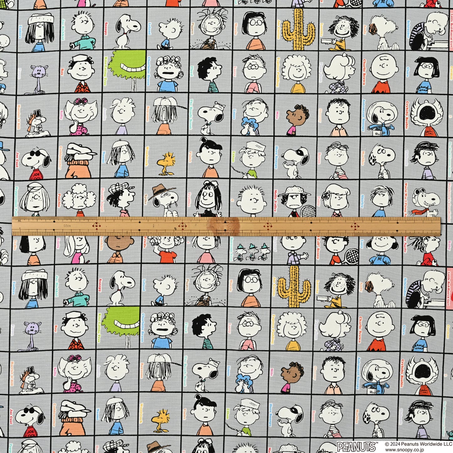 PEANUTS ピーナッツ ~75周年オールスター~ 綿100%オックス