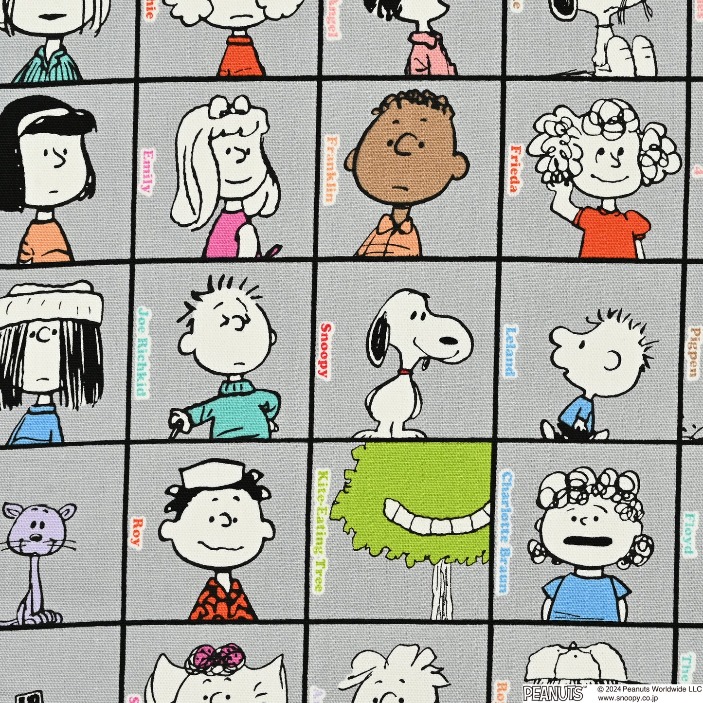 PEANUTS ピーナッツ ~75周年オールスター~ 綿100%オックス