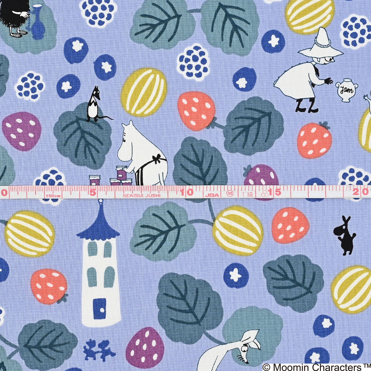 MOOMIN ムーミン ~ベリー畑に~ 綿100%シーチング