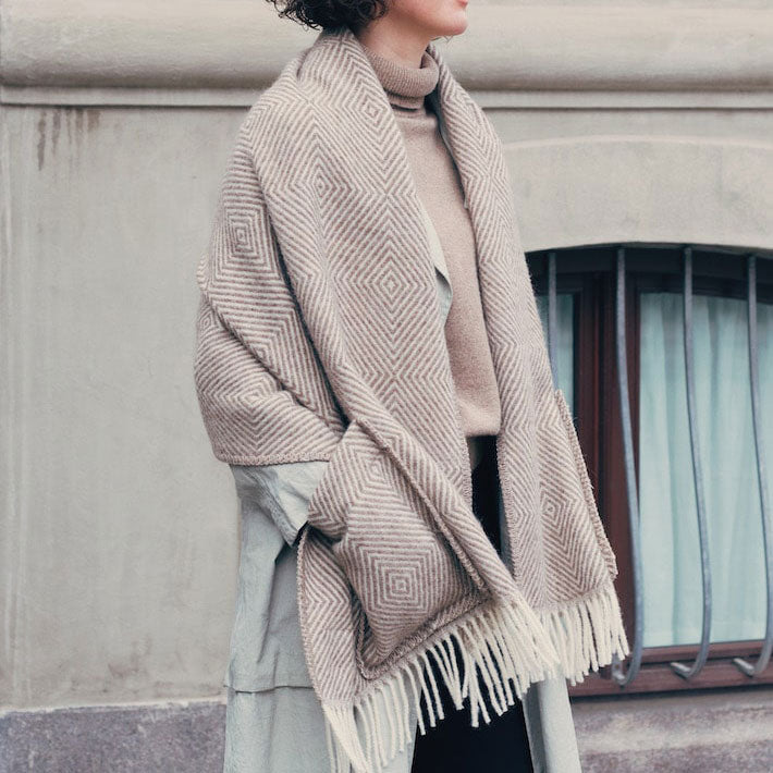 ラプアンカンクリ MARIAポケットショール ~ウール100%~