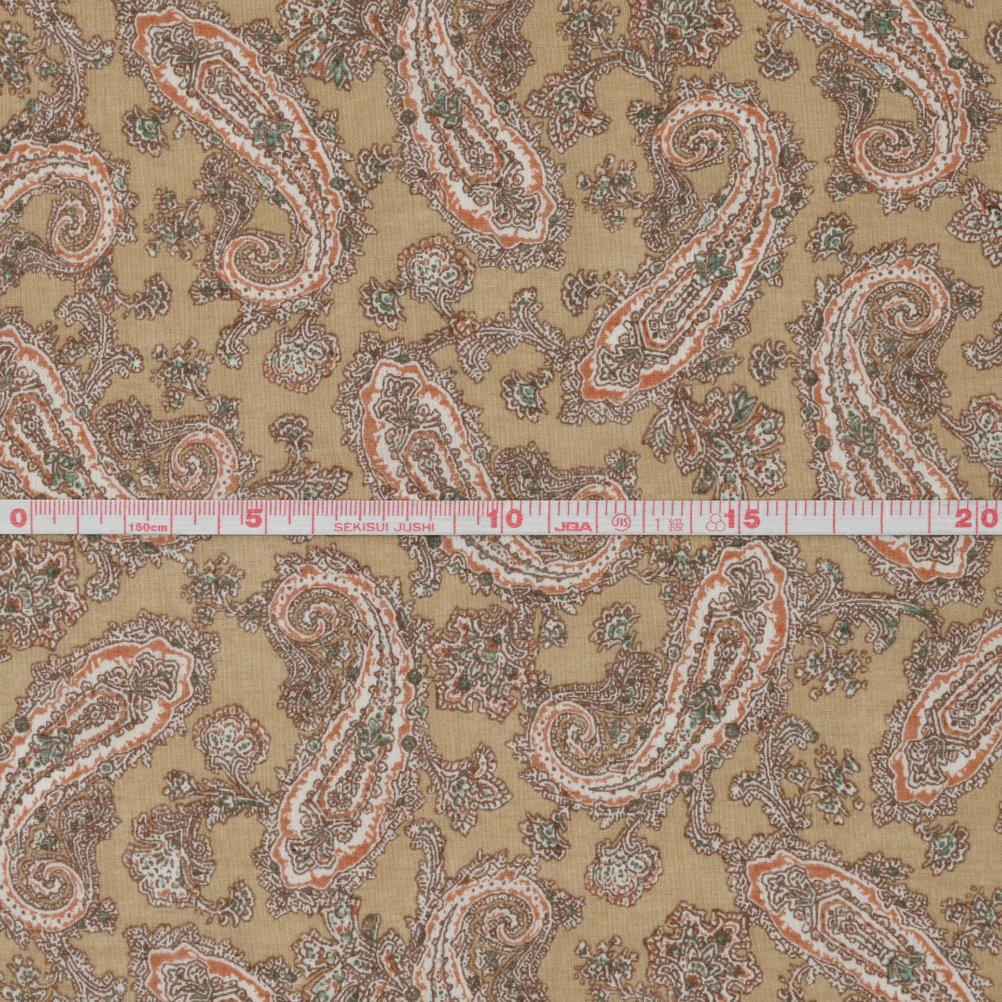 【SALE】Flownny ~更紗ペイズリー柄~(綿80ボイル)