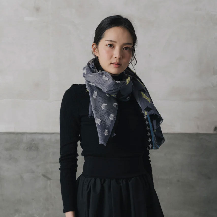 POLS -MIXTURE- FUSA ストール