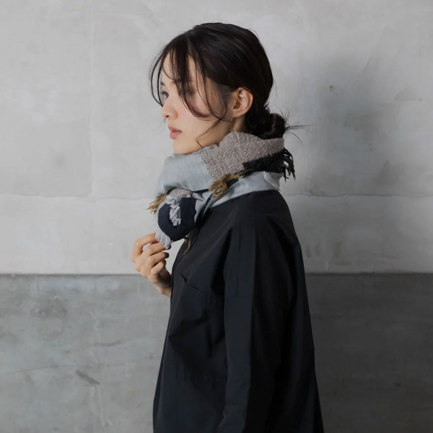 POLS -KESHIKI- ウールカットジャガード スヌード