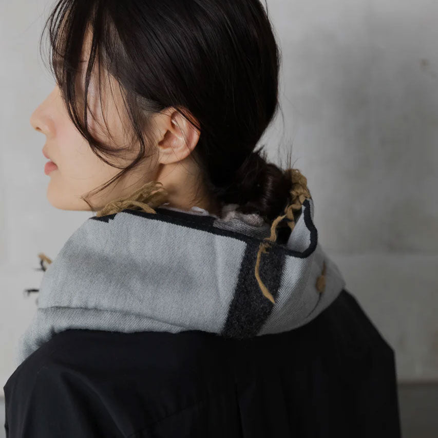 POLS -KESHIKI- ウールカットジャガード スヌード