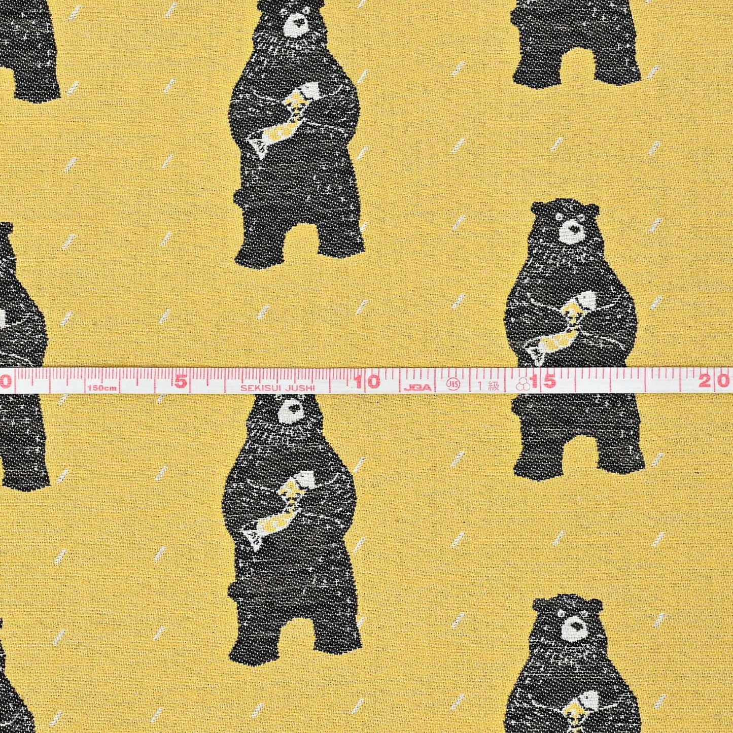 【clocomi】クマの収穫- 播州織ジャガード ~綿100%~