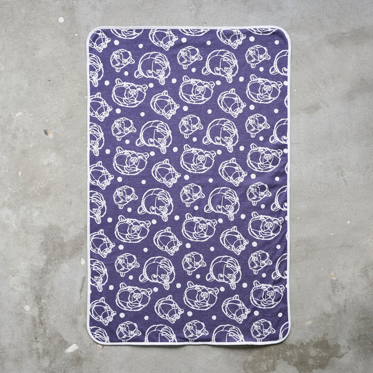 【+HAyU fabric】ブランケット ~BEAR~