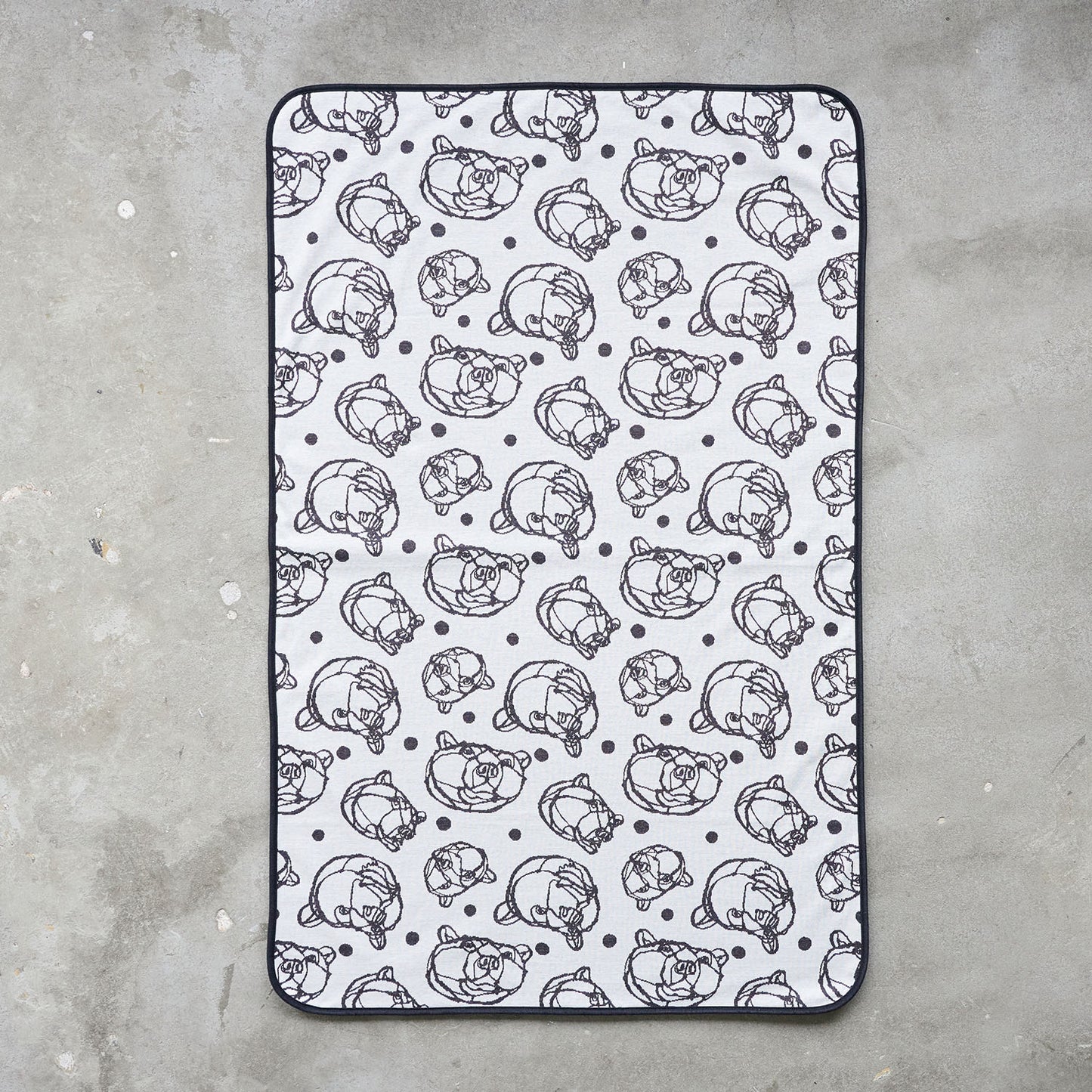 【+HAyU fabric】ブランケット ~BEAR~
