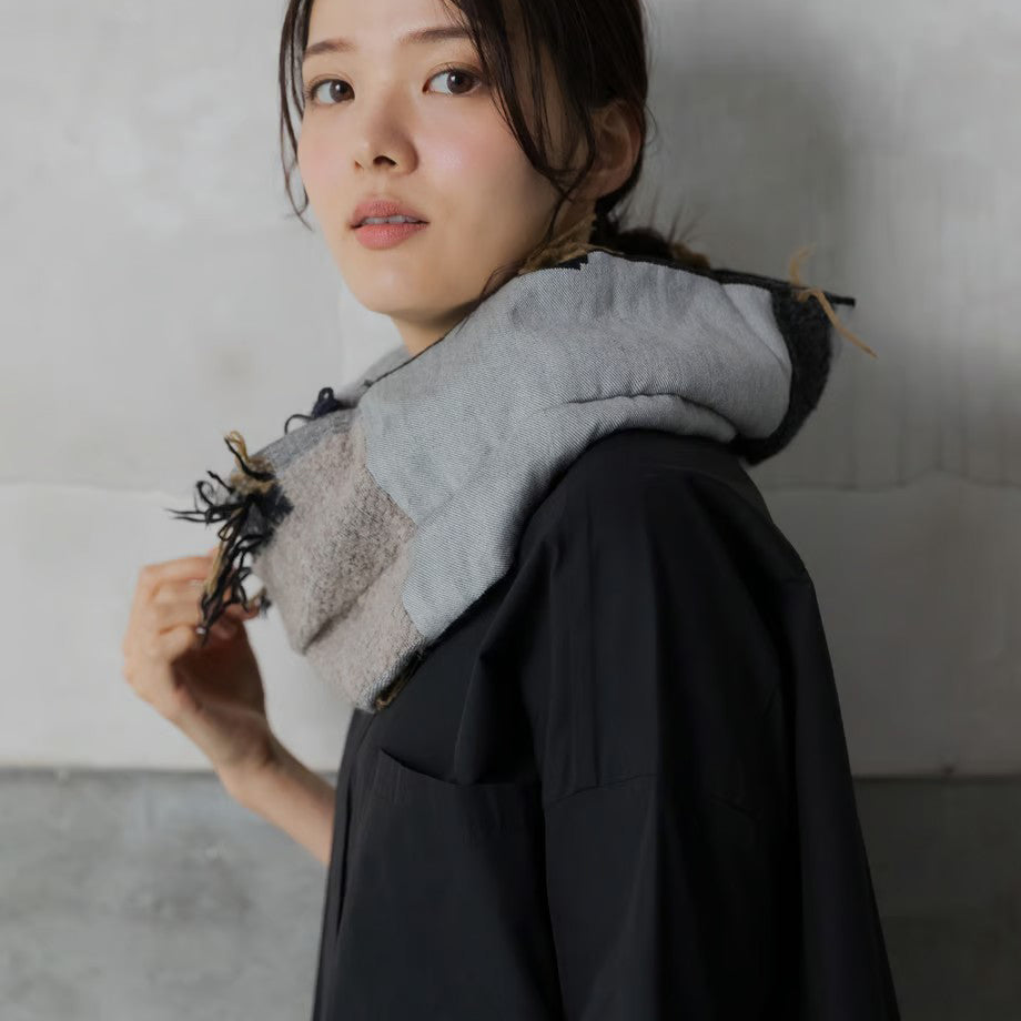 POLS -KESHIKI- ウールカットジャガード スヌード