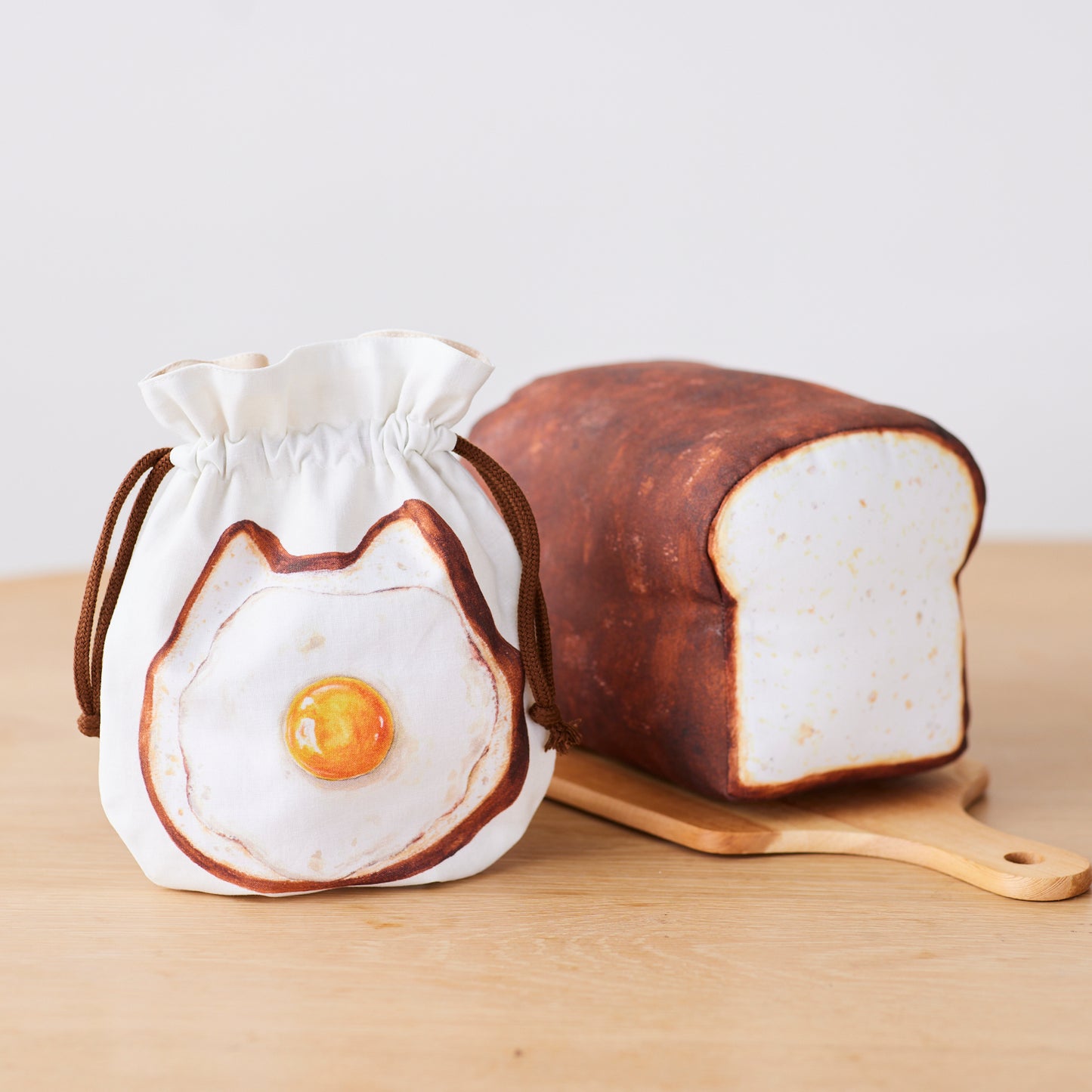 ANIMAL BREAD ~ネコ食パン~ パネル生地 綿100%シーチング