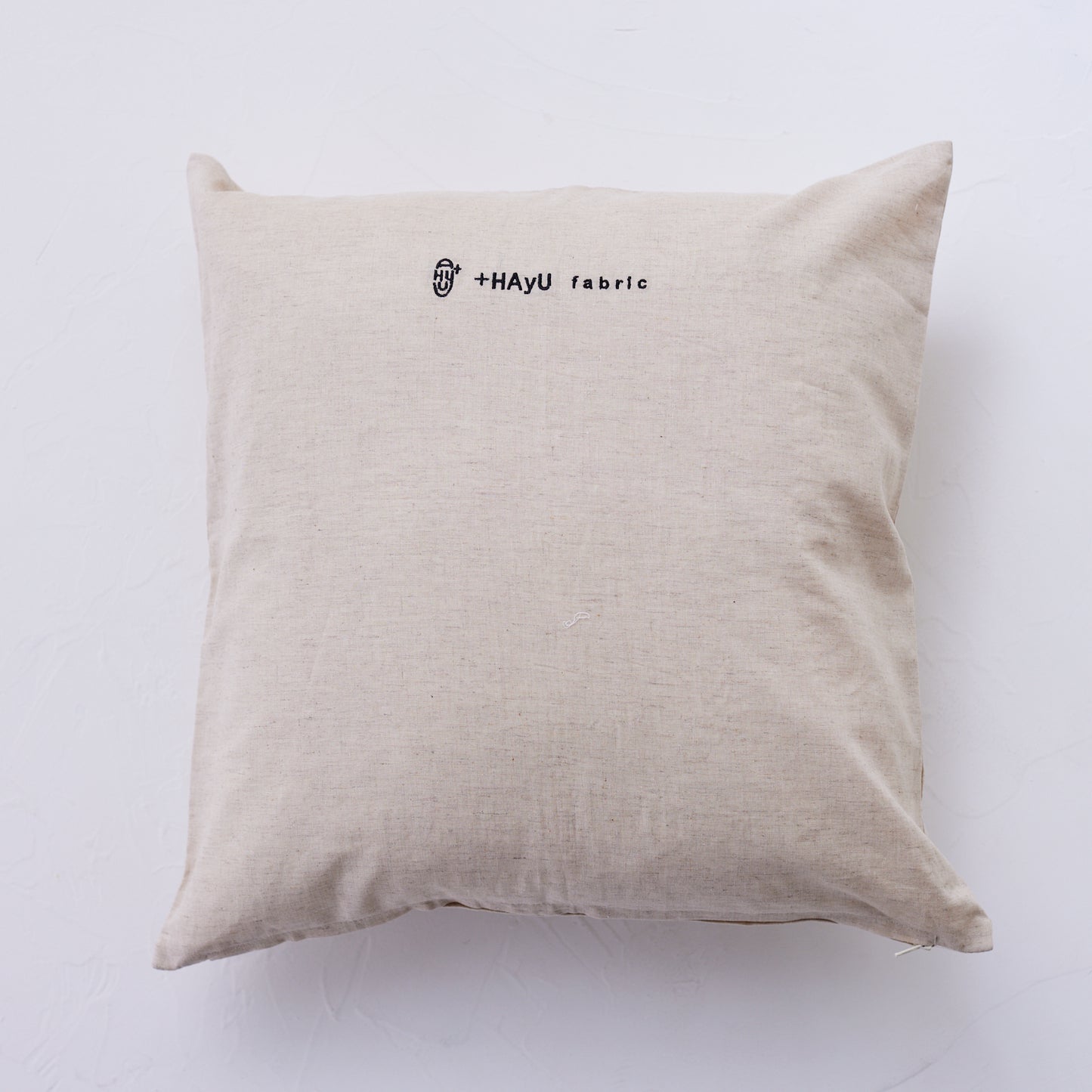 【+HAyU fabric】- Cushion Cover - クッションカバー ~Nyampagne~ コットンリネン