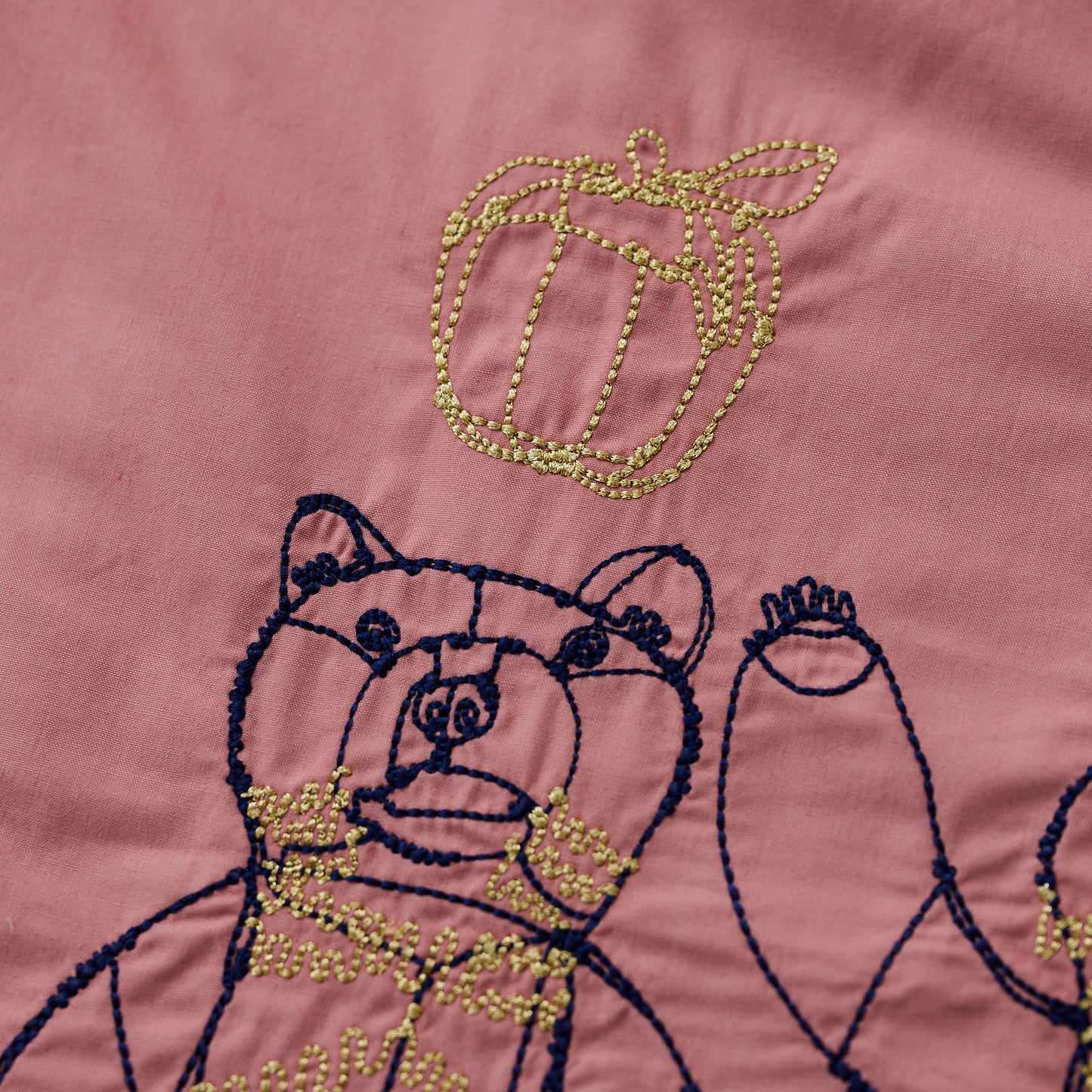 【+HAyU fabric】-Twin Tote bags- トートバッグ ~HAyU BEAR Friends~