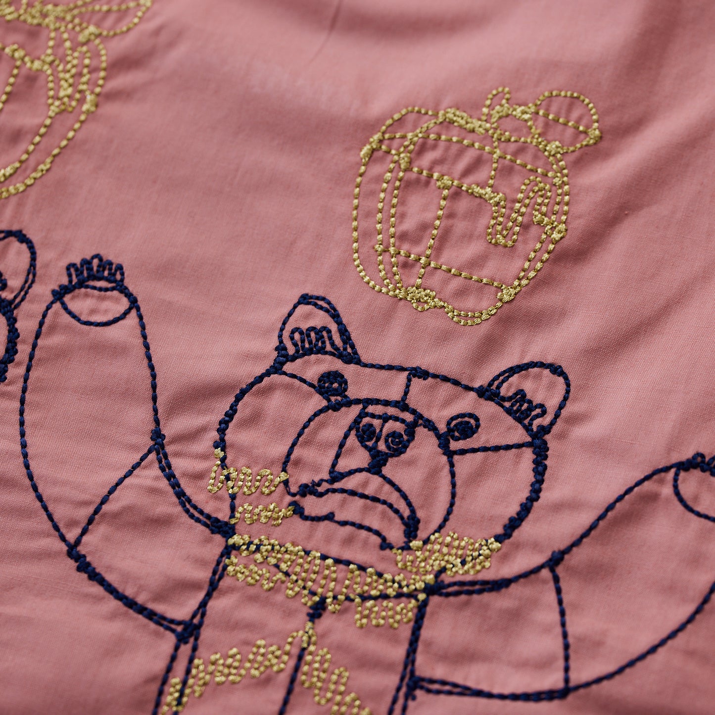 【+HAyU fabric】-Twin Tote bags- トートバッグ ~HAyU BEAR Friends~