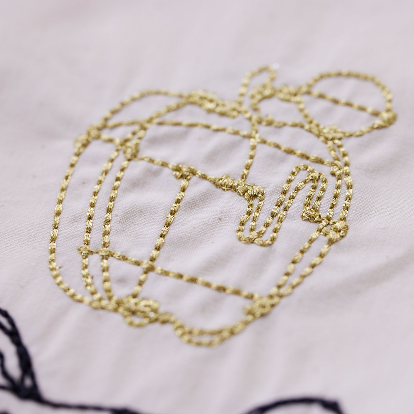 【+HAyU fabric】-Twin Tote bags- トートバッグ ~HAyU BEAR Friends~