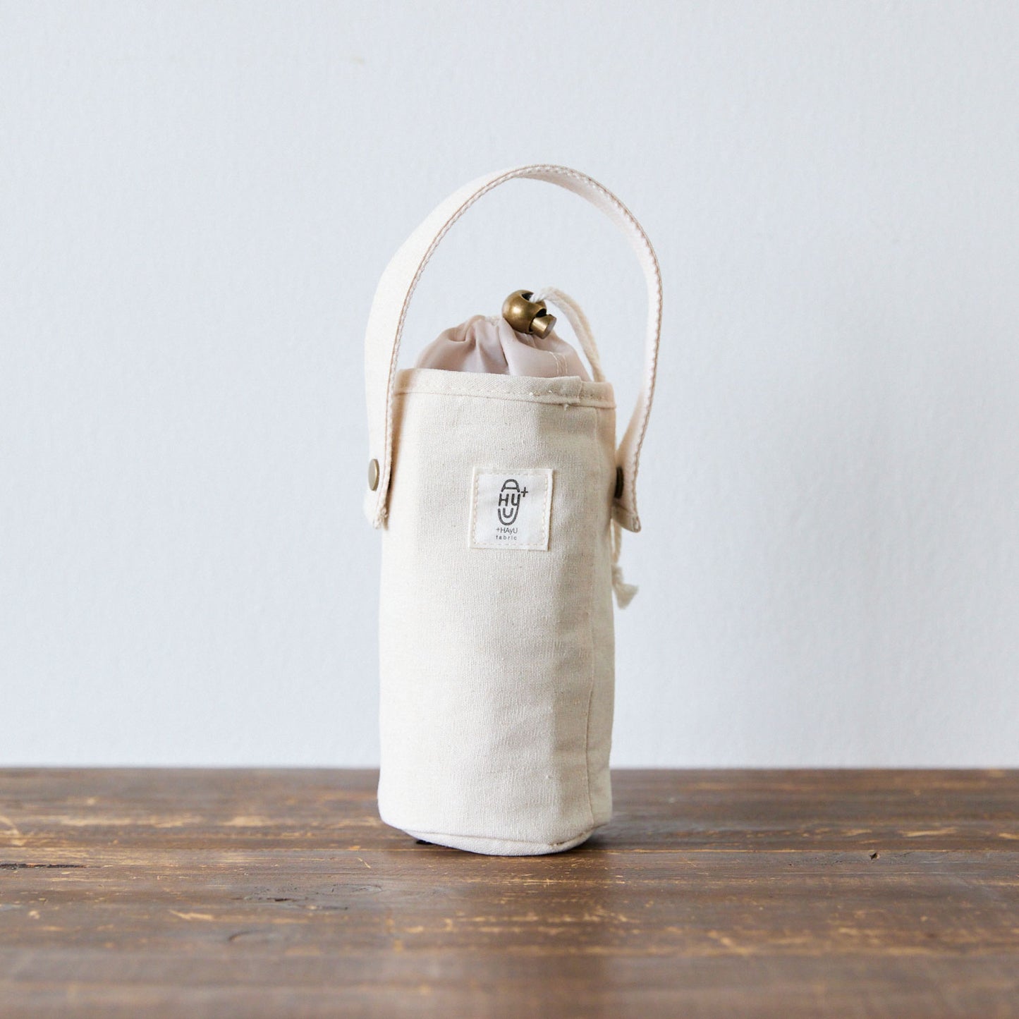 【+HAyU fabric】-kitchen fabrics- 刺繍ボトルケース