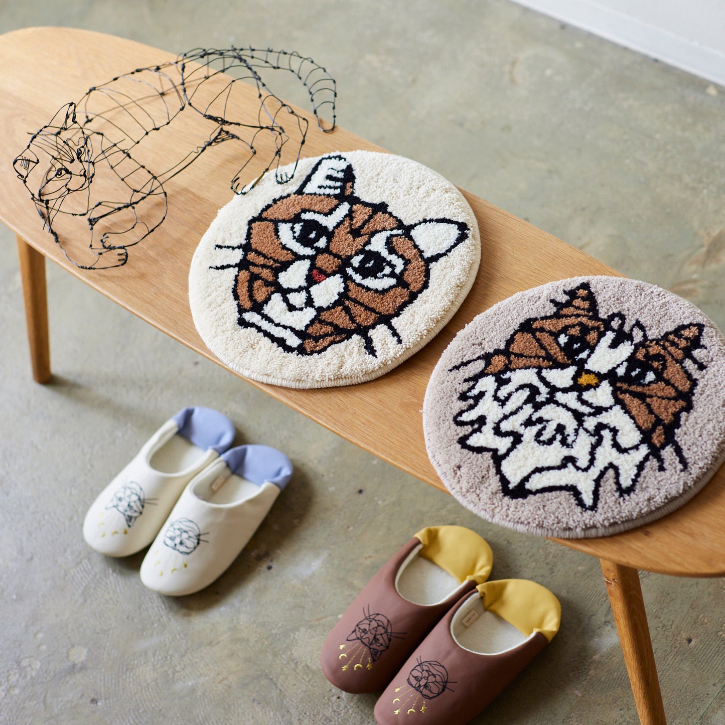 【+HAyU fabric】 -Chair pad- チェアパッド