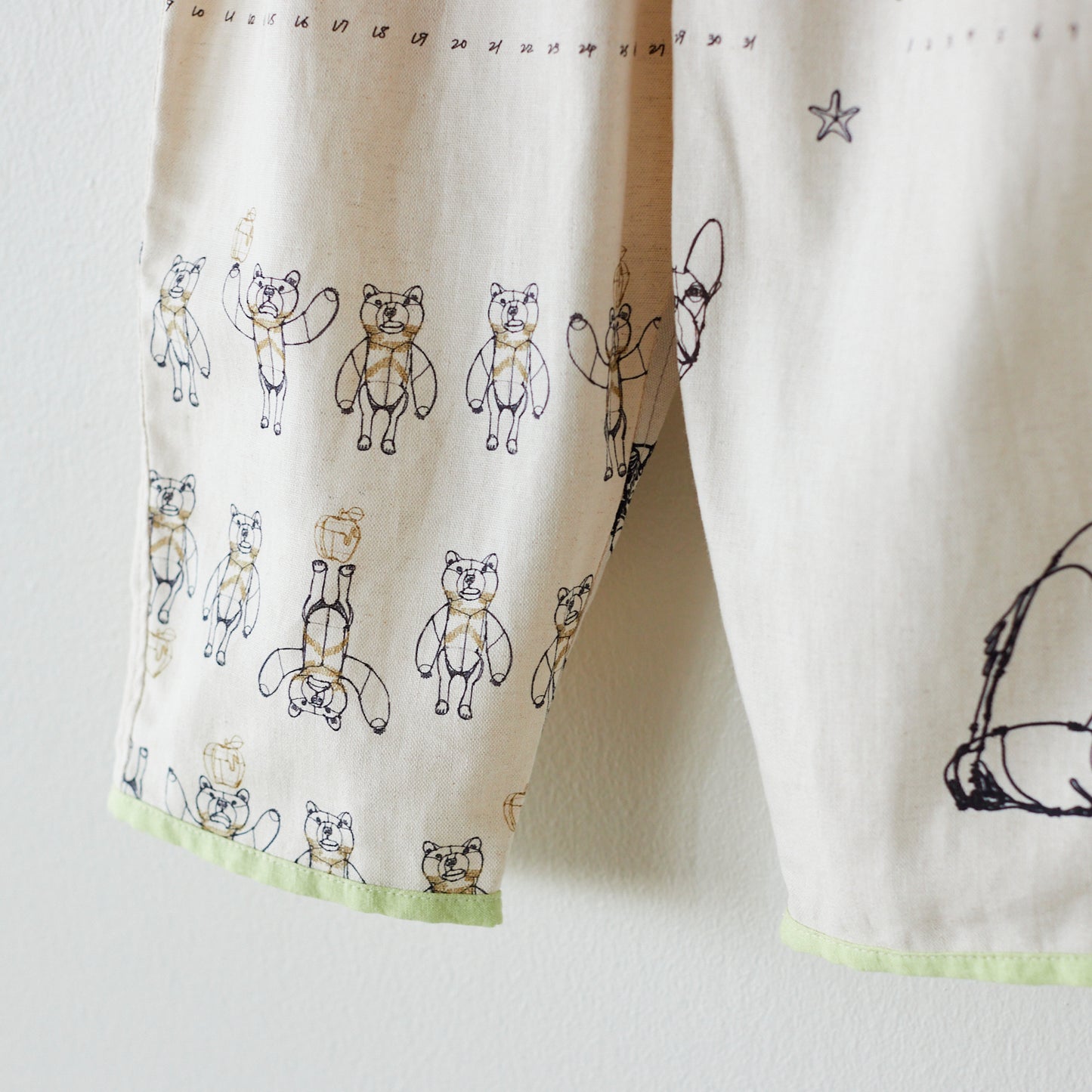 【cocca限定商品】+HAyU fabric ~カレンダーパネル~ 綿麻キャンバス