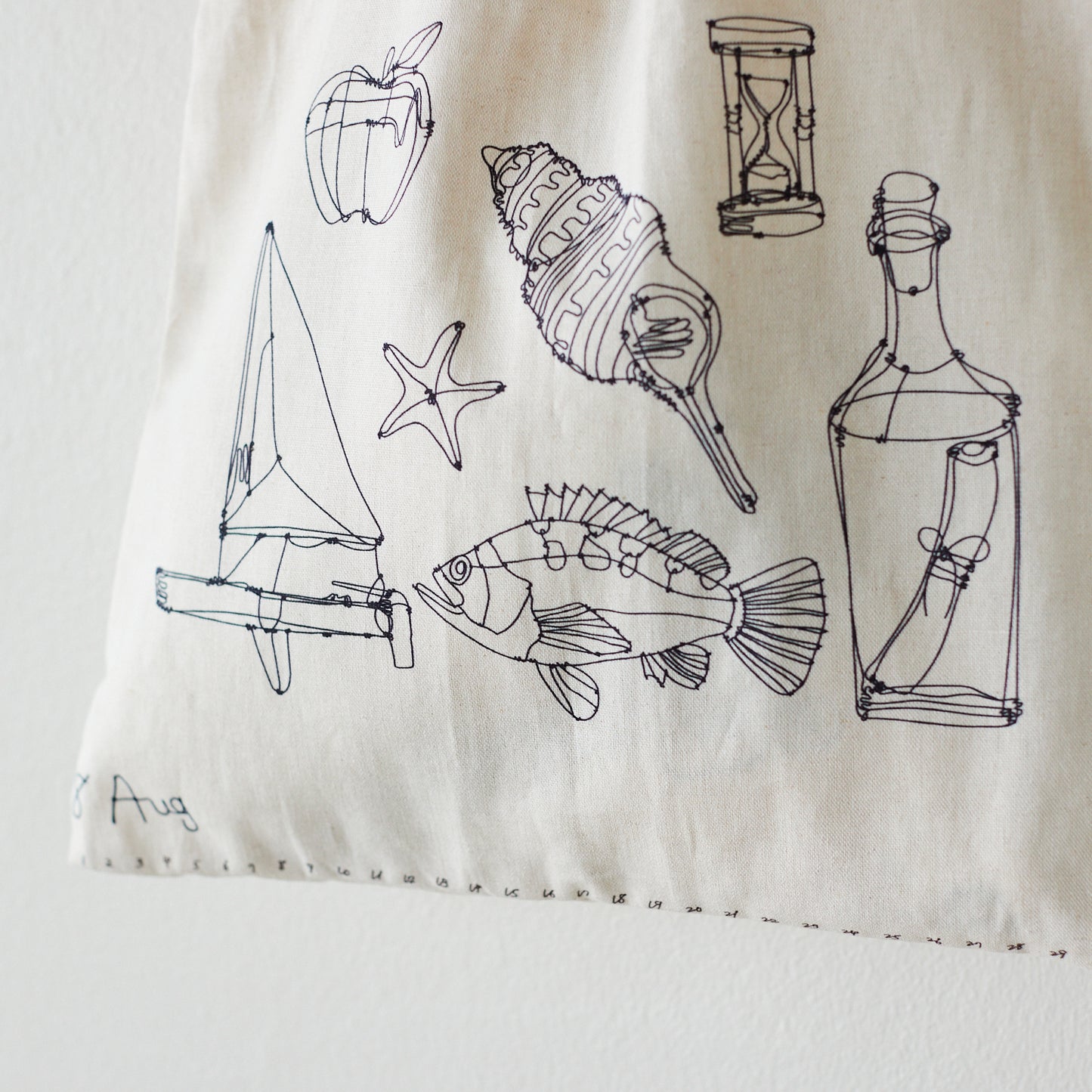 【cocca限定商品】+HAyU fabric ~カレンダーパネル~ 綿麻キャンバス