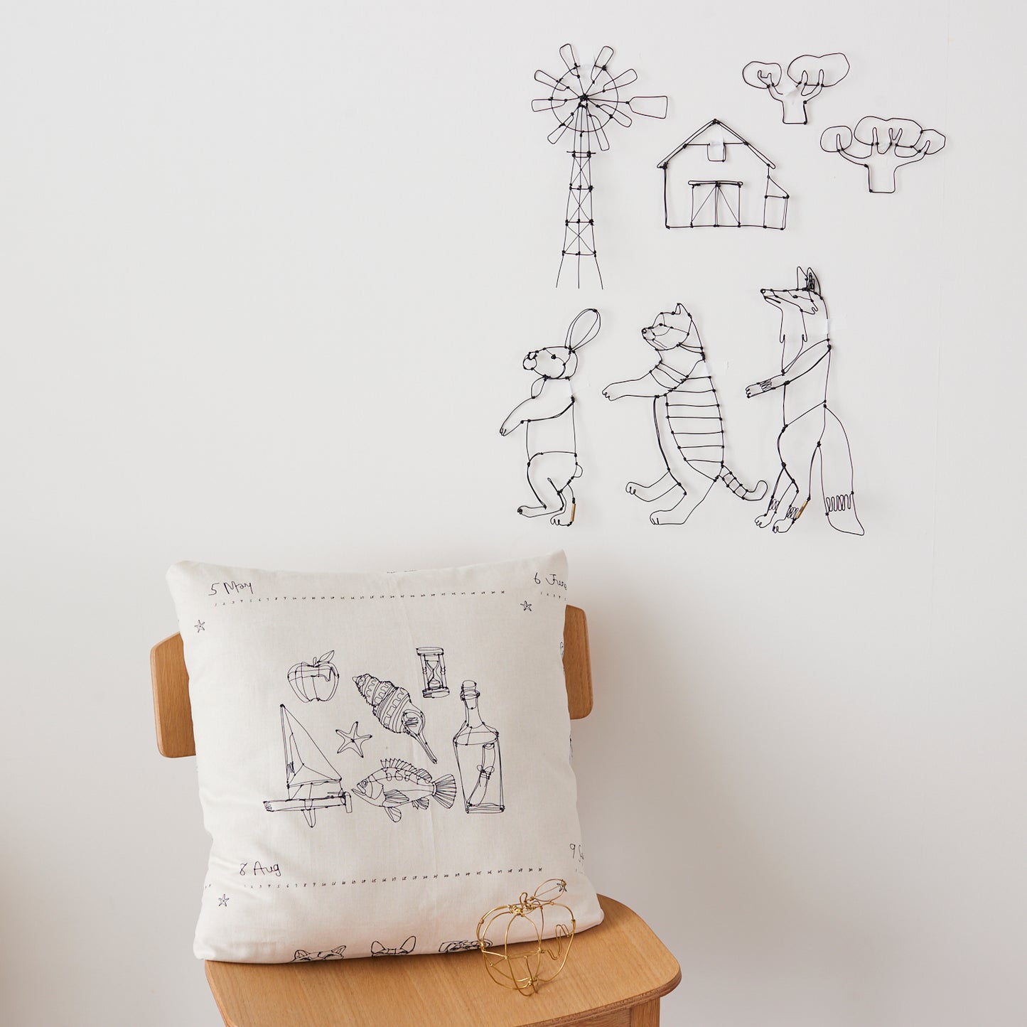 【cocca限定商品】+HAyU fabric ~カレンダーパネル~ 綿麻キャンバス