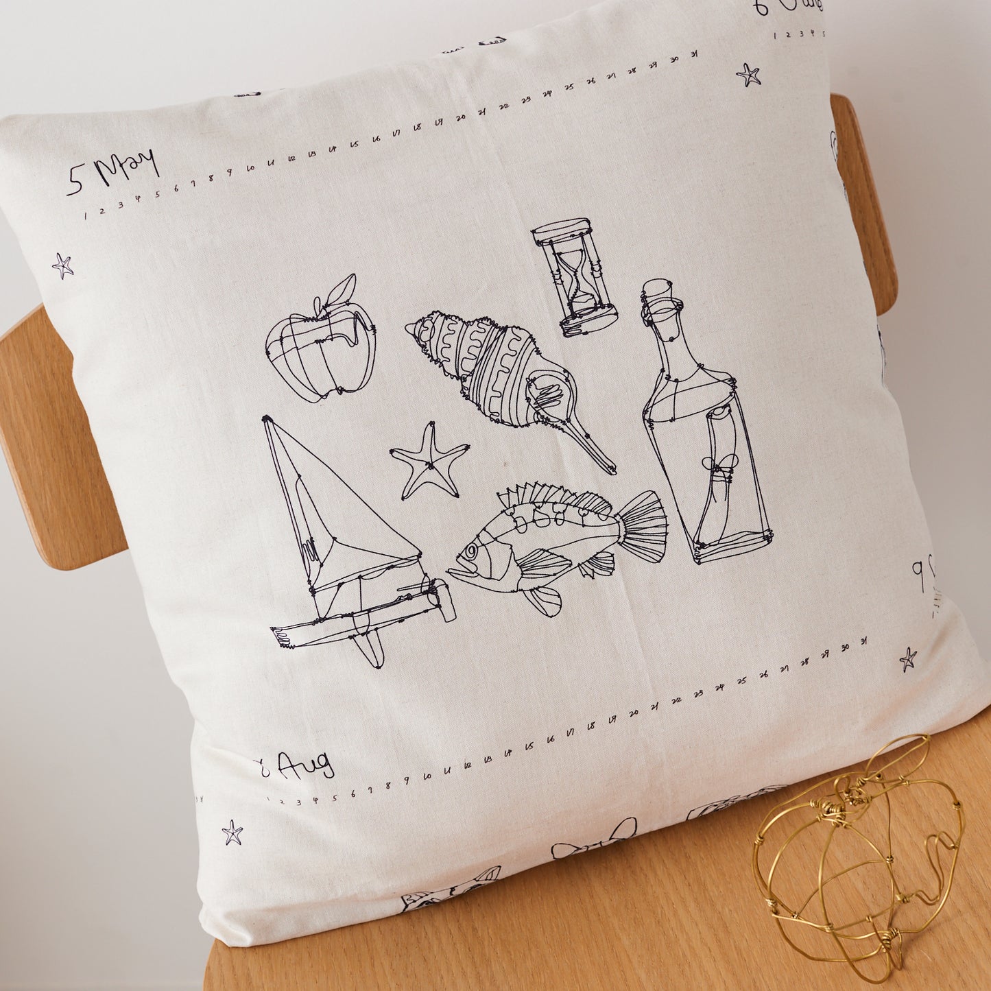 【cocca限定商品】+HAyU fabric ~カレンダーパネル~ 綿麻キャンバス