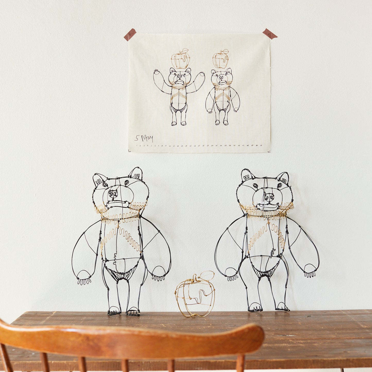【cocca限定商品】+HAyU fabric ~カレンダーパネル~ 綿麻キャンバス