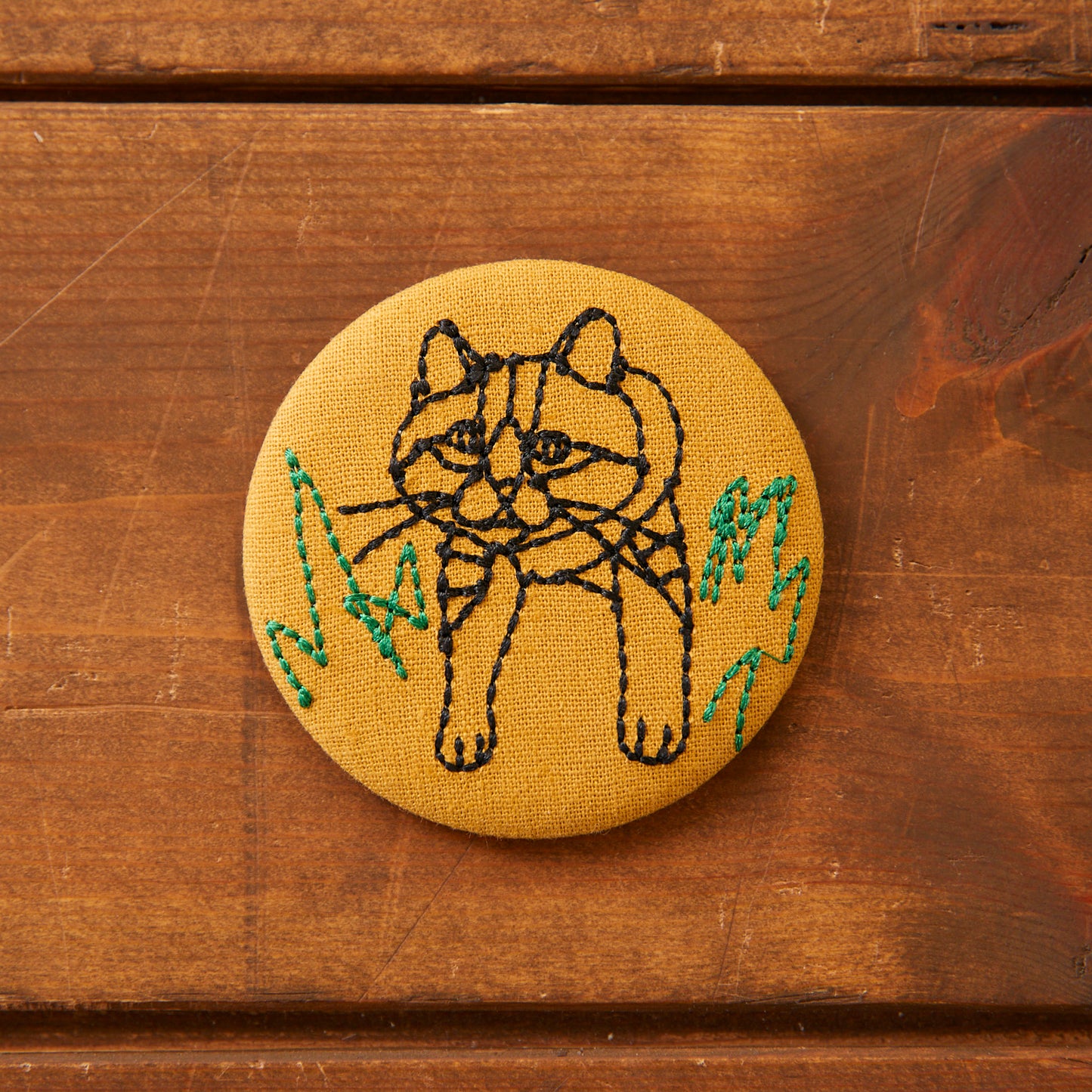 【+HAyU fabric】 -stationery & goods- コンパクトミラー
