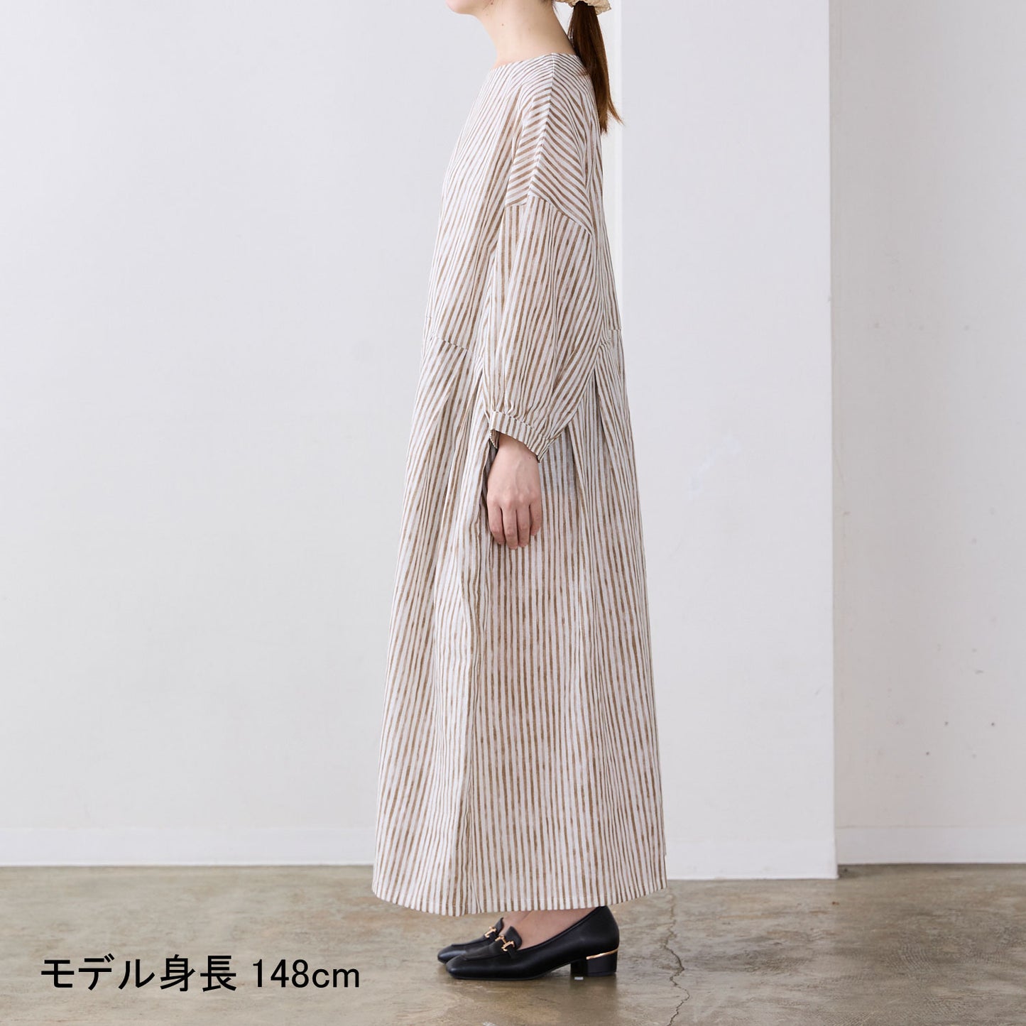 【coccaのお仕立て受注会】長袖ワンピース ※生地代別