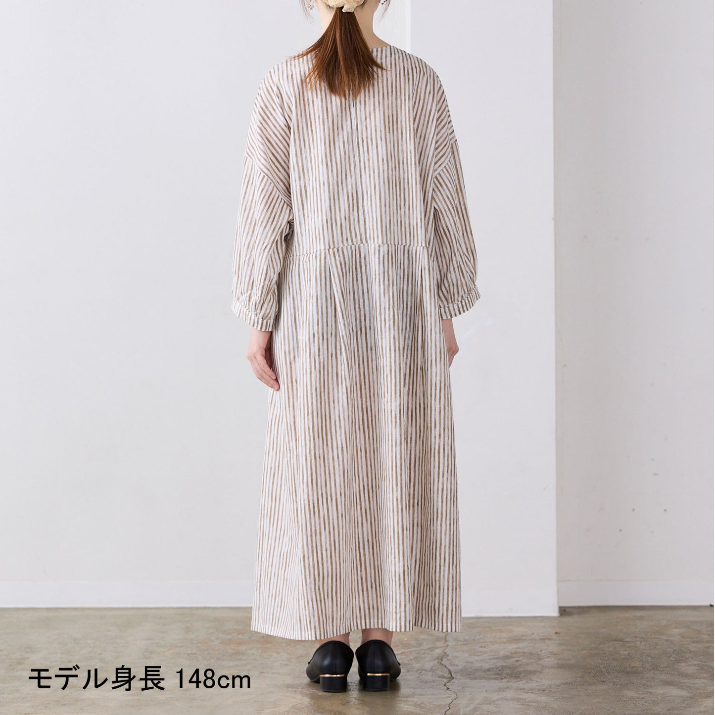 【coccaのお仕立て受注会】長袖ワンピース ※生地代別