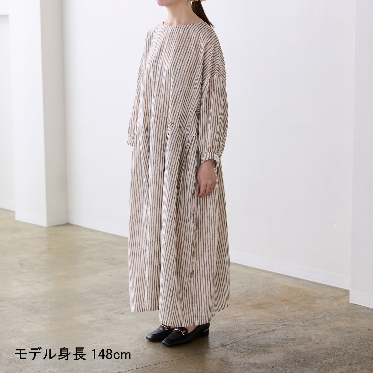 【coccaのお仕立て受注会】長袖ワンピース ※生地代別