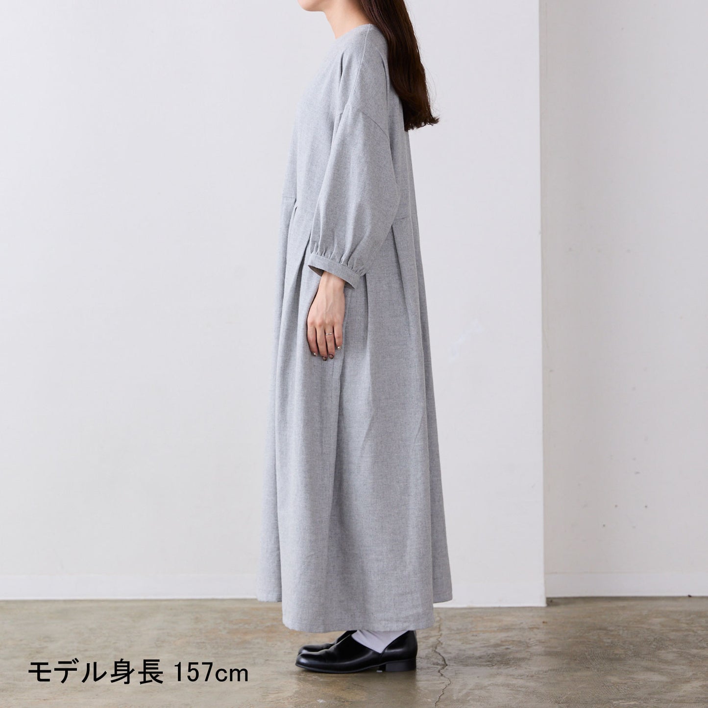 【coccaのお仕立て受注会】長袖ワンピース ※生地代別