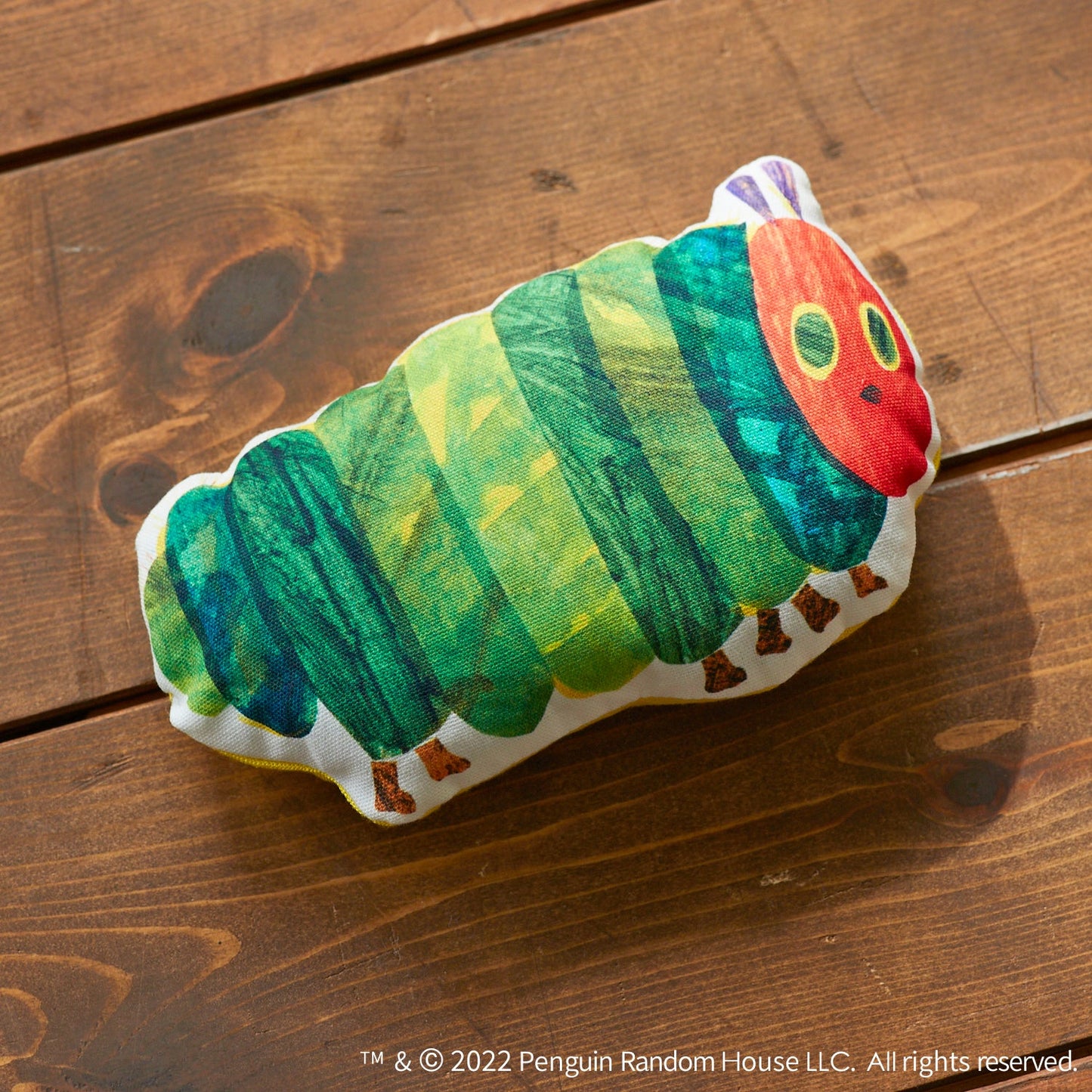 【cocca限定商品】エリック・カール はらぺこあおむし "絵本そのままパネル" オックス綿100%