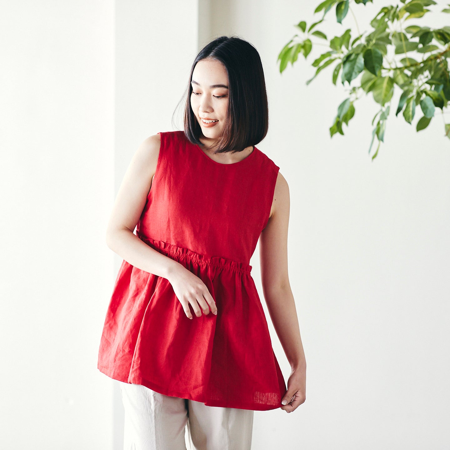 【SALE】NUNO TO MONO ベーシックリネン100% 無地