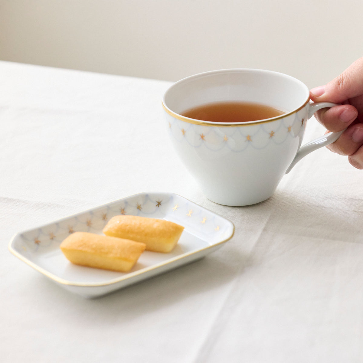 mg&gk カップ -フィナンシェと紅茶の器-  160g