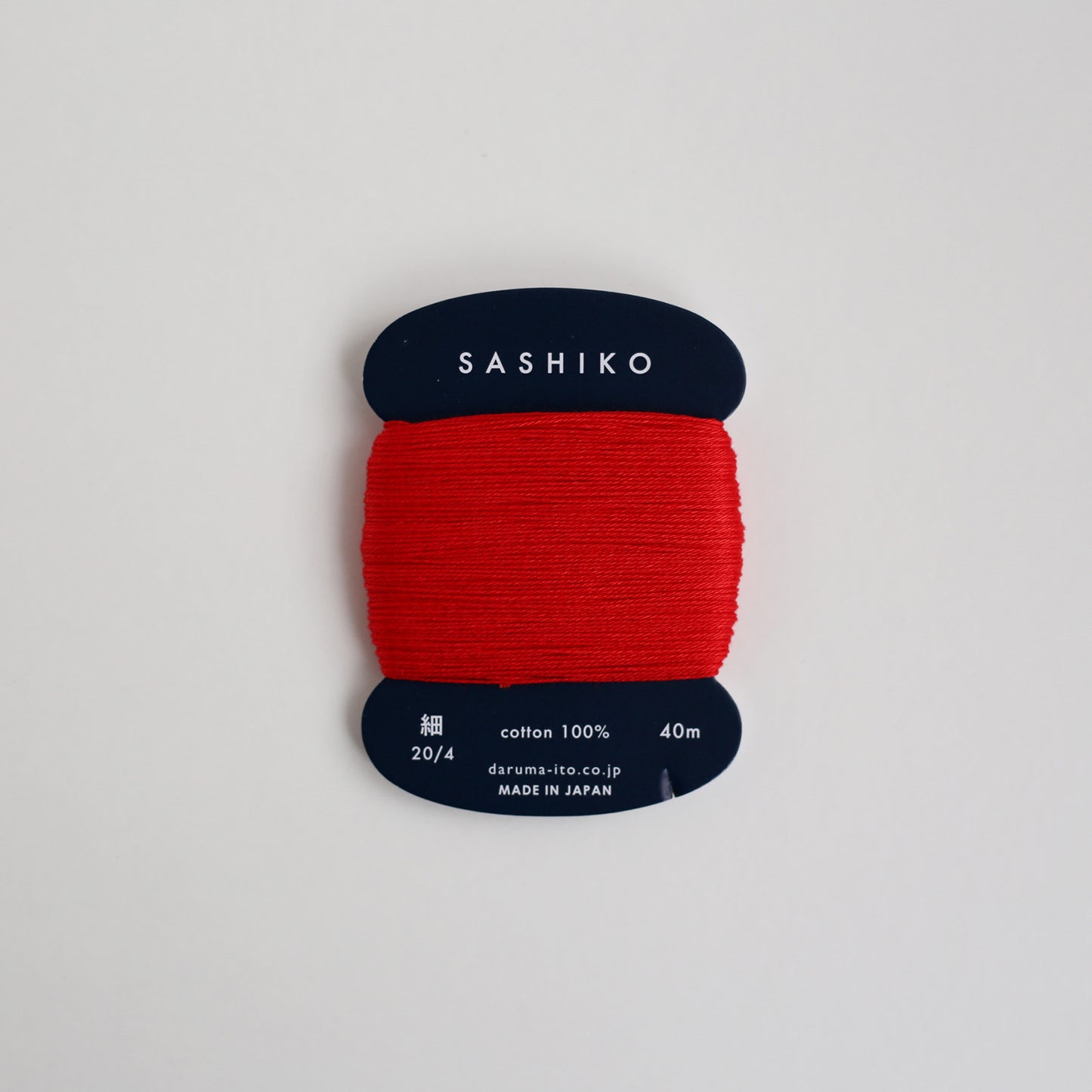 DARUMA 刺し子糸〈細〉 カード巻 40m