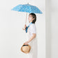 【晴雨兼用】coccaの日傘雨傘 elder flower  刺繍(折りたたみ)