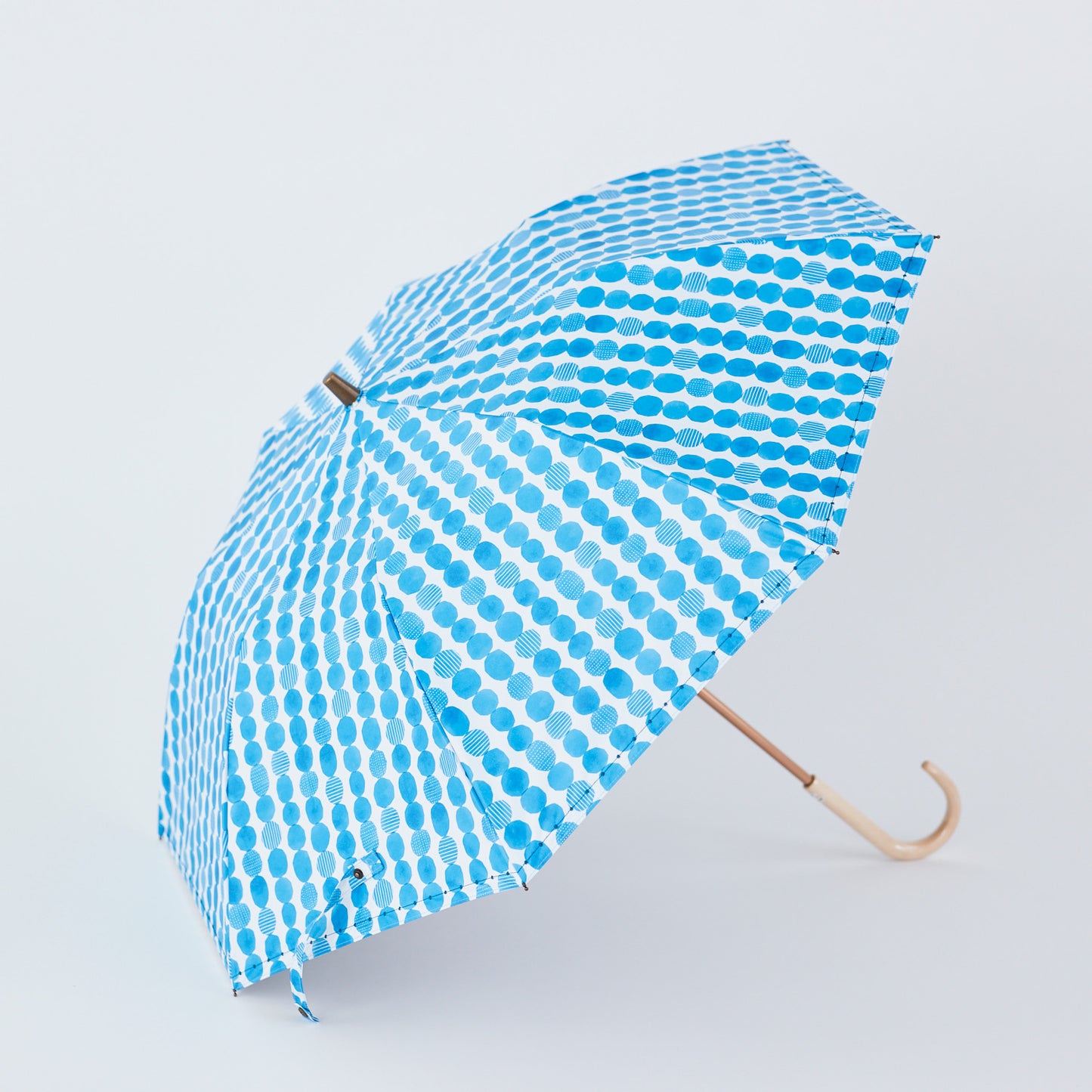 【晴雨兼用】coccaの日傘雨傘 dot 刺繍(折りたたみ)